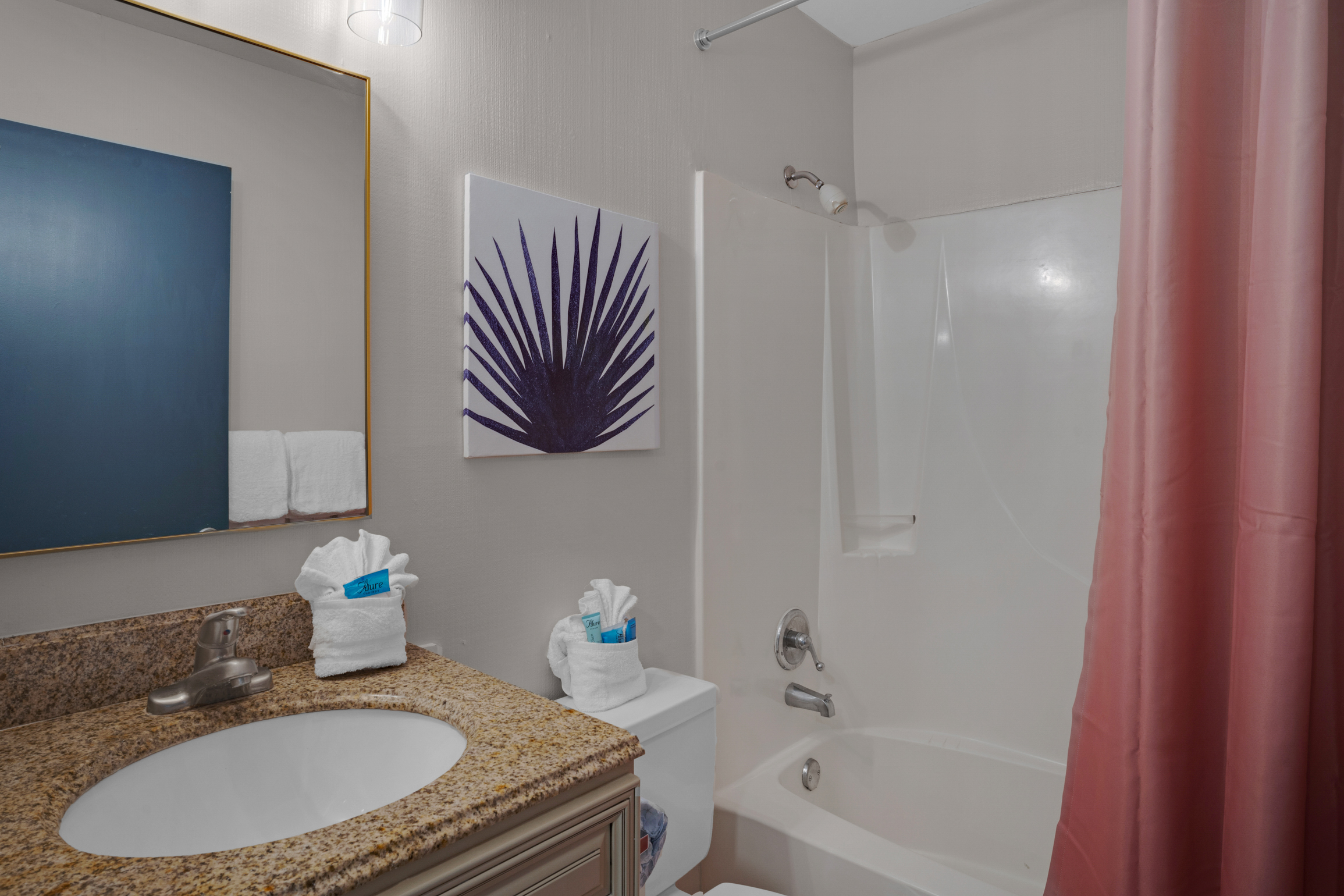 Full Bath with Shower Tub Combo