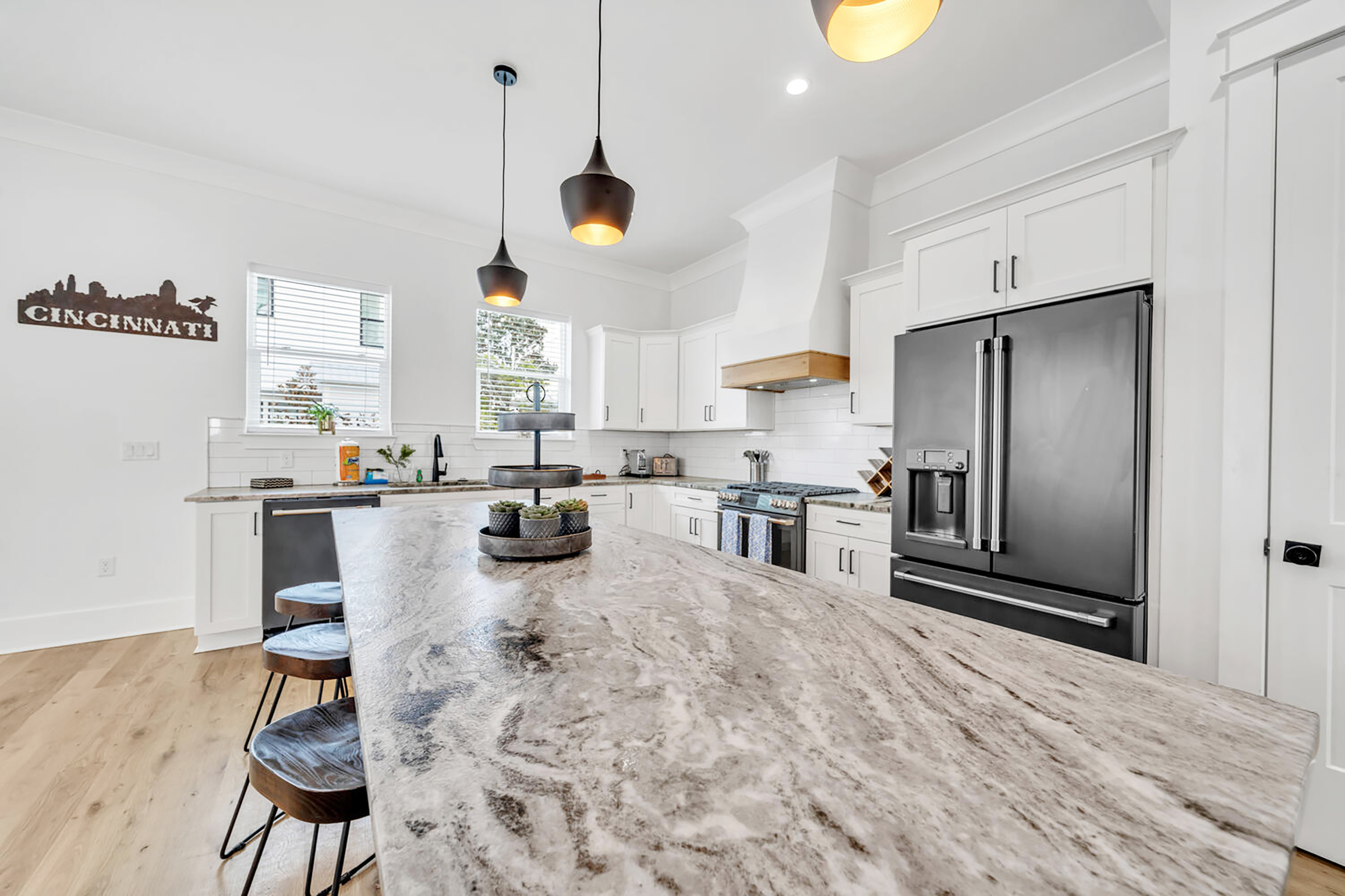 Large kitchen island