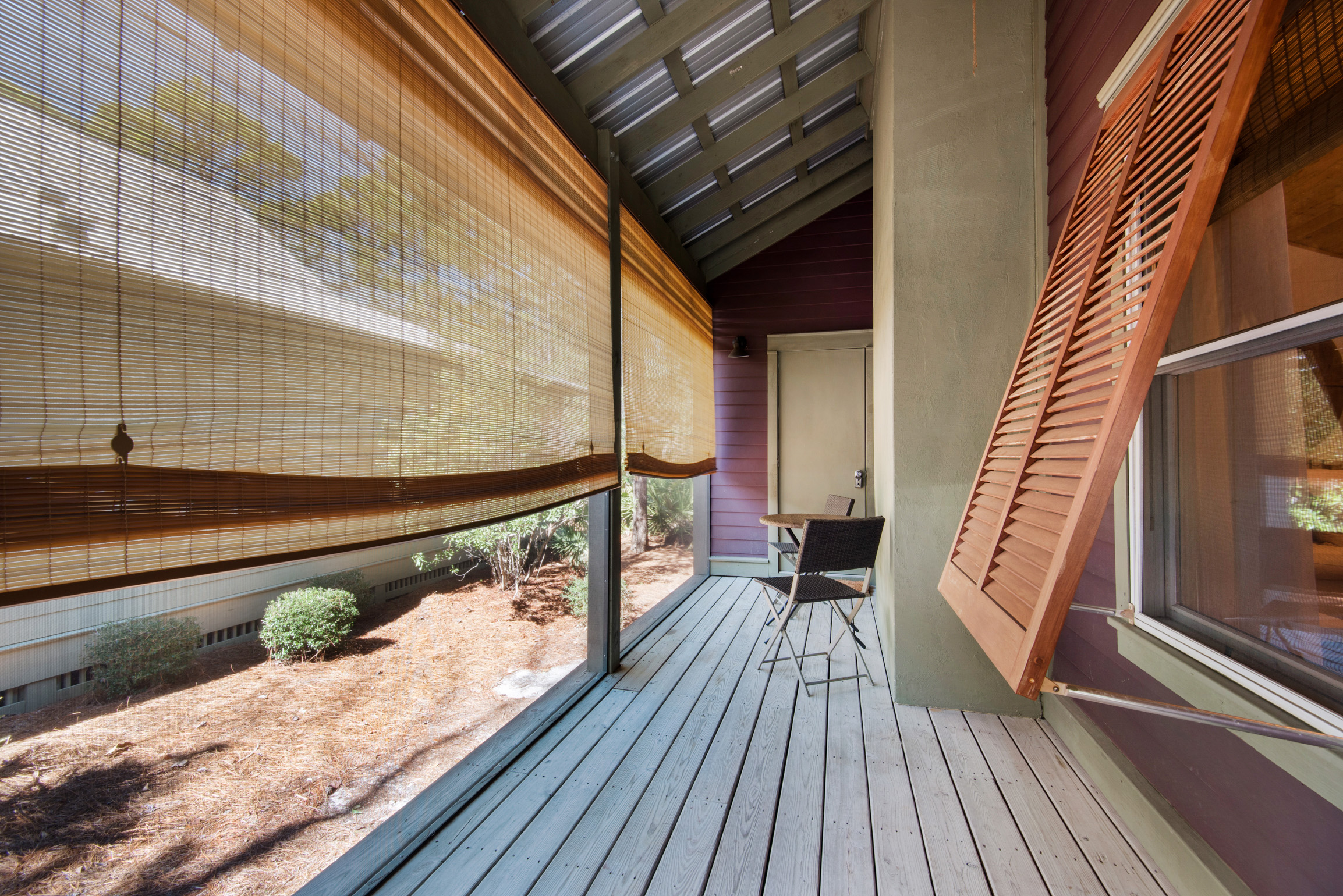 Peaceful patio
