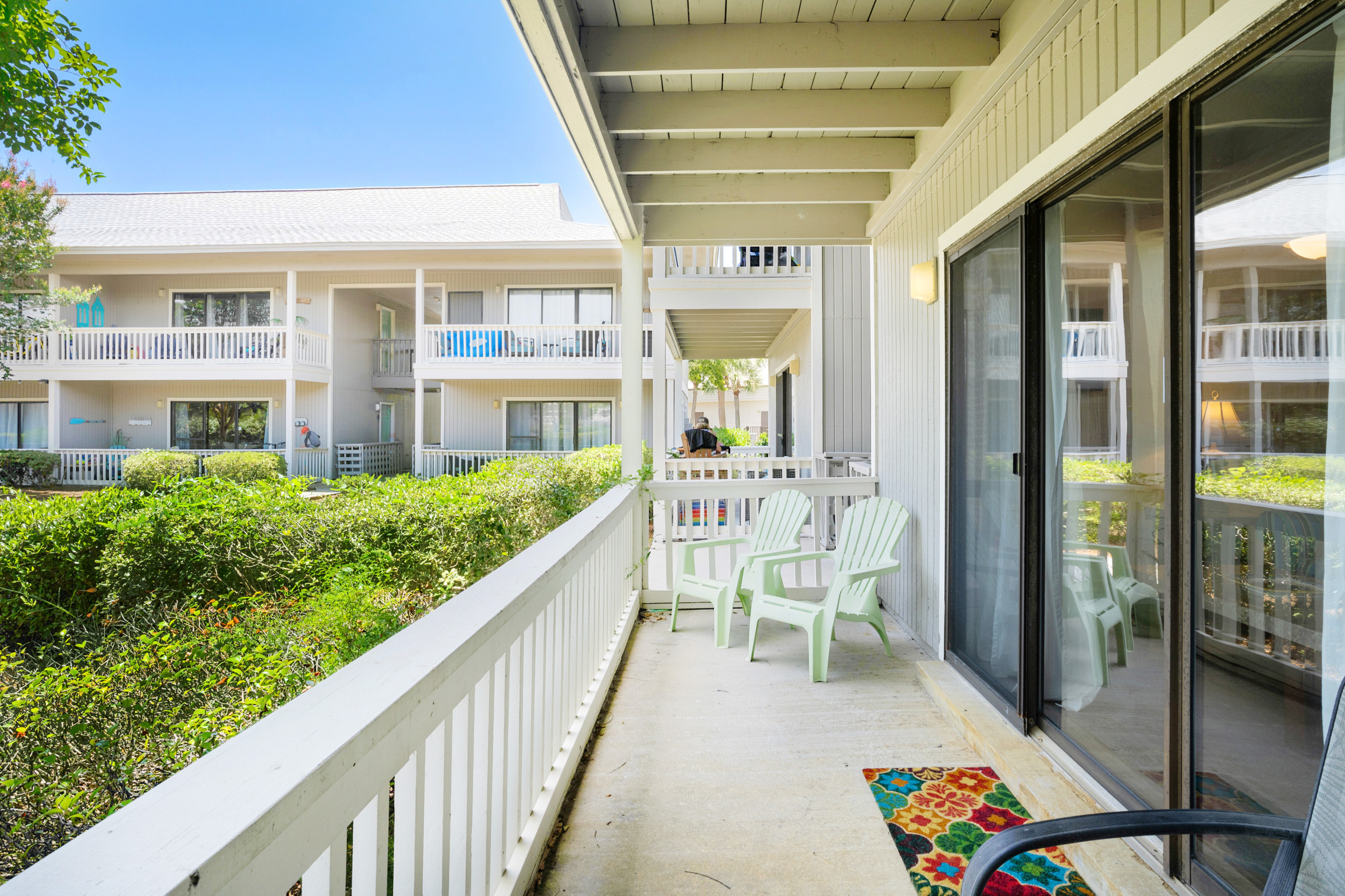 Spacious patio