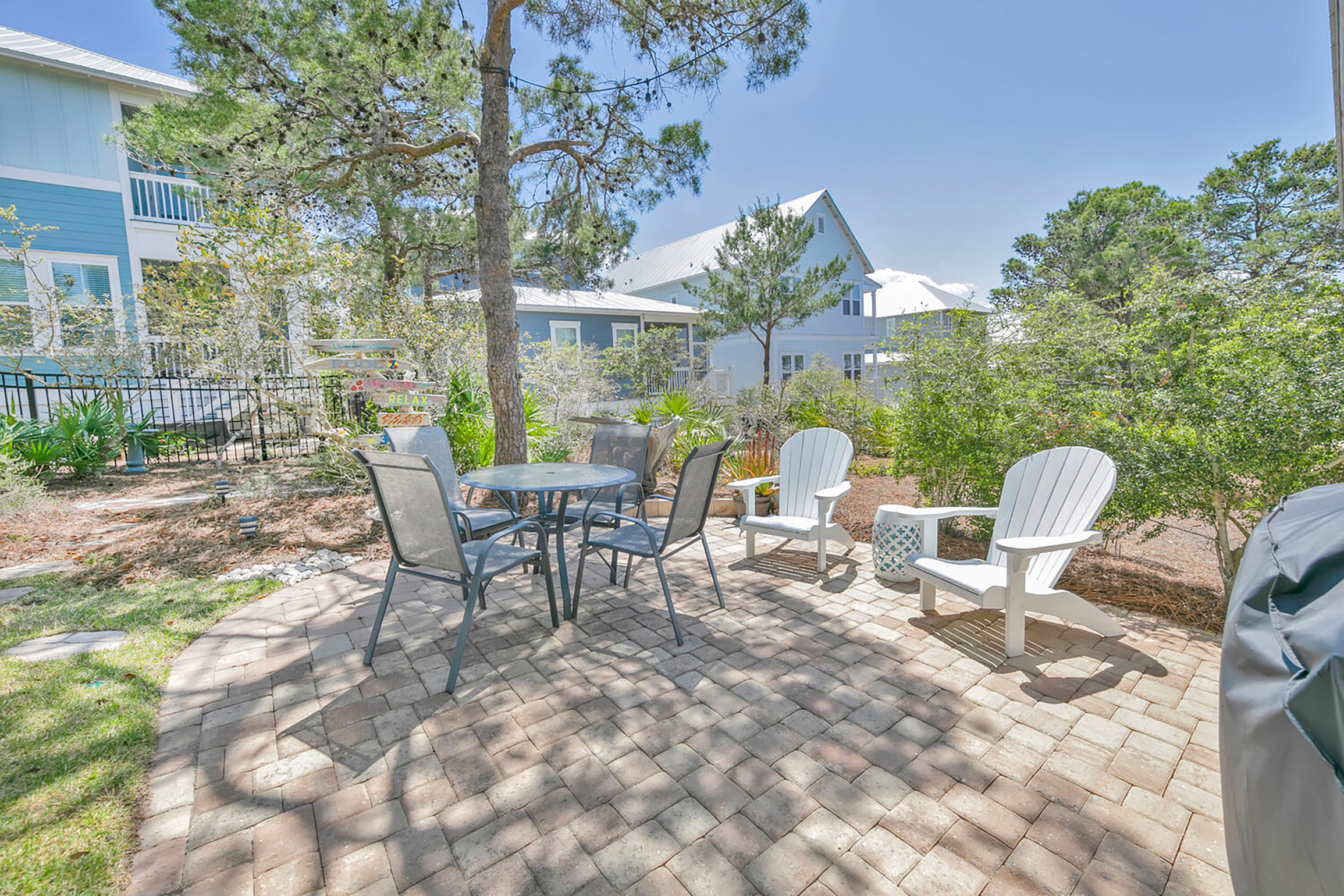 Back yard entertaining area
