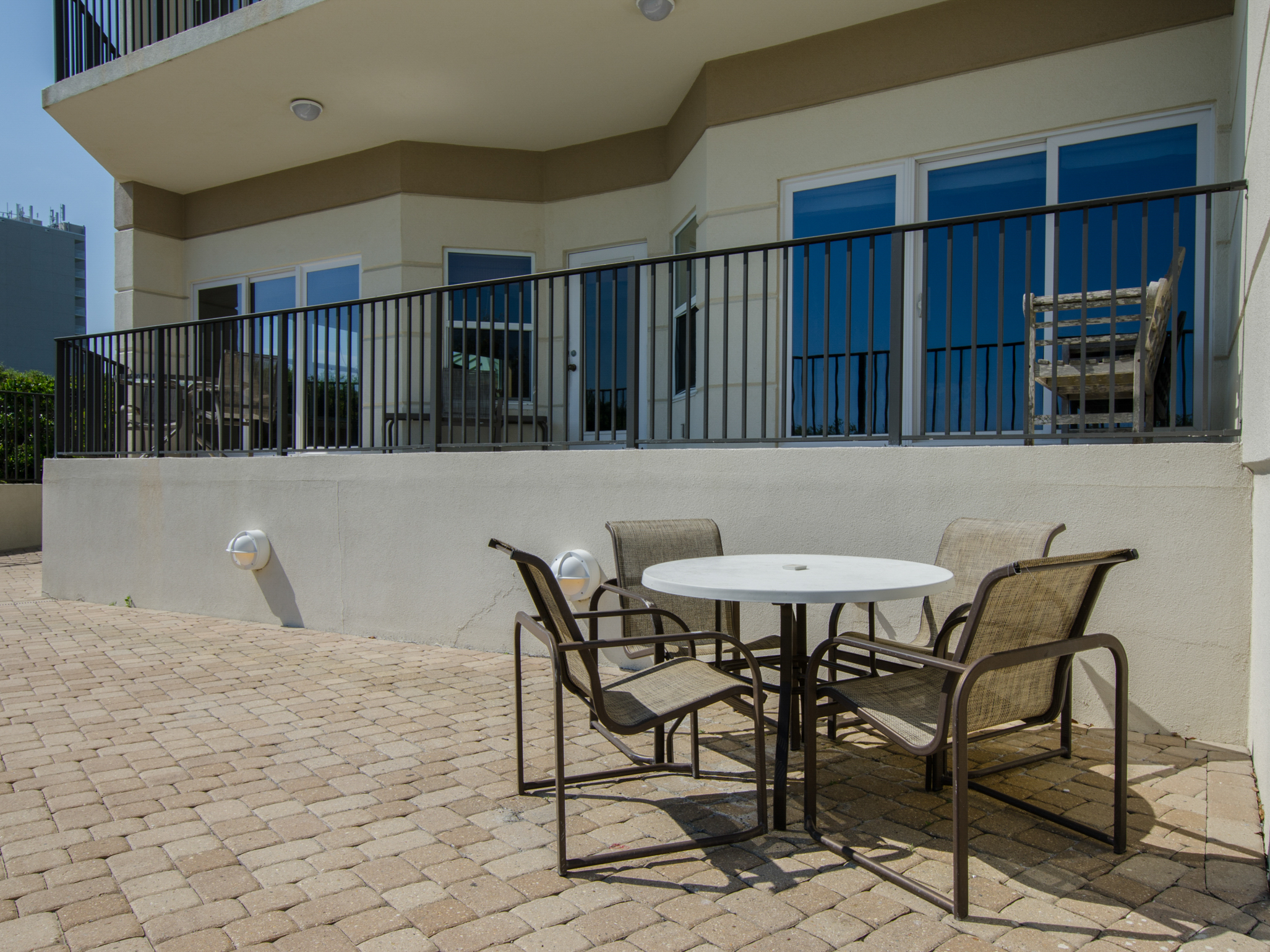 Enjoy a meal poolside