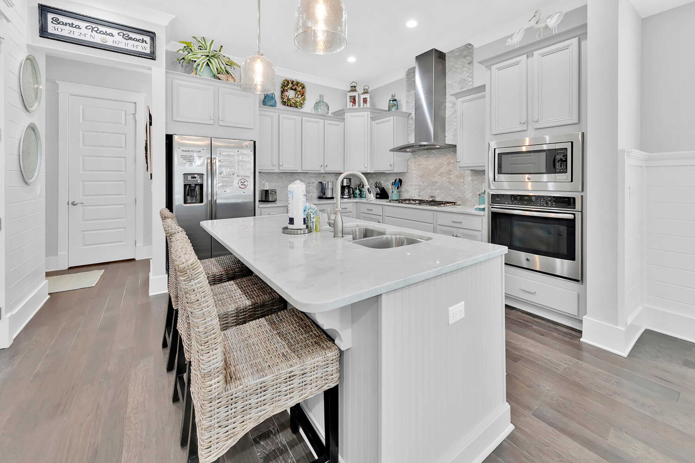 Pull up a stool to the kitchen island