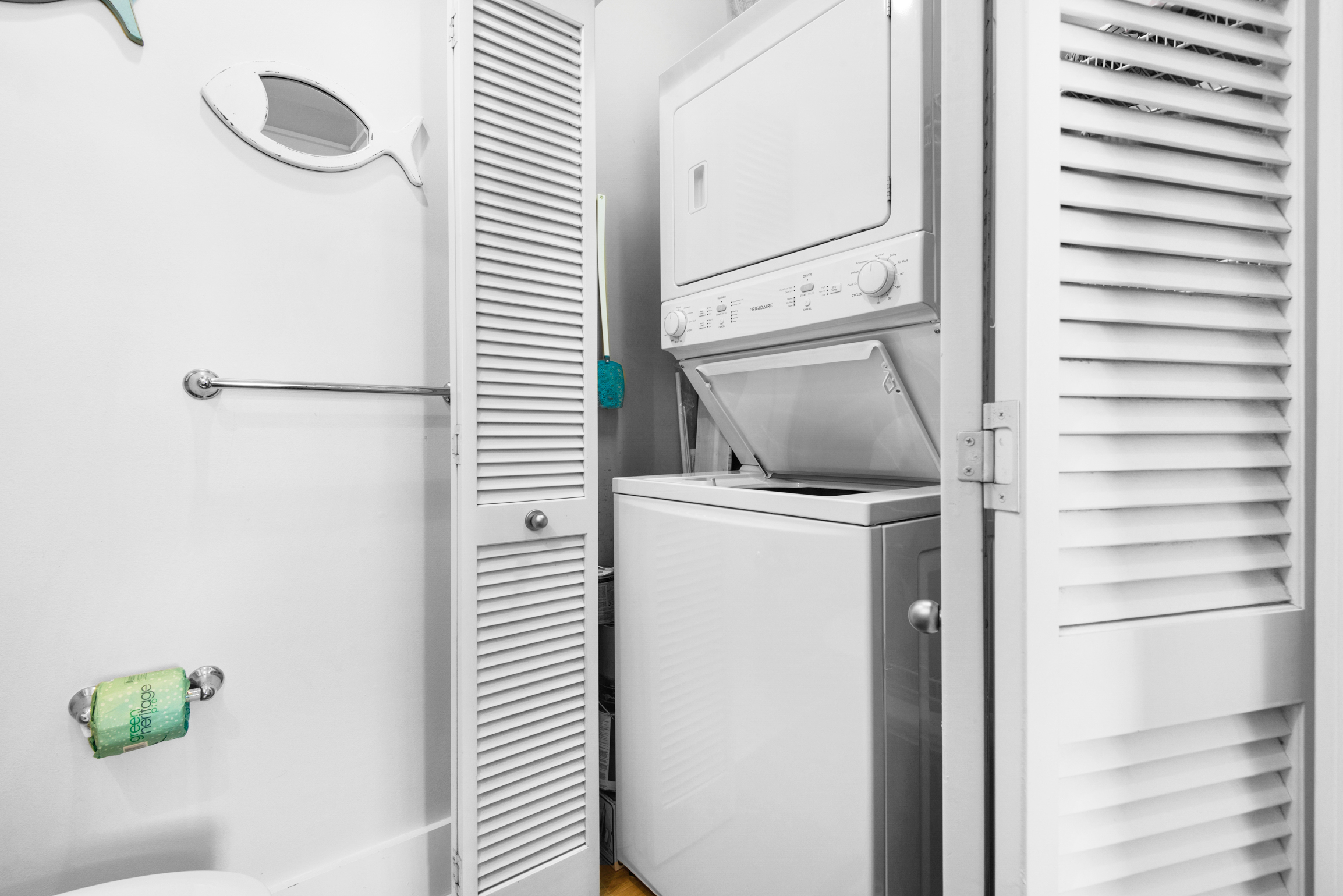 Washer and dryer