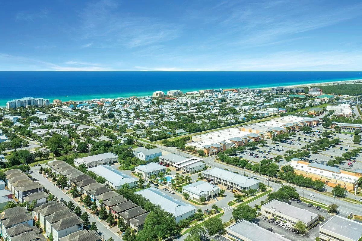 Aerial view of 125 Crystal Beach