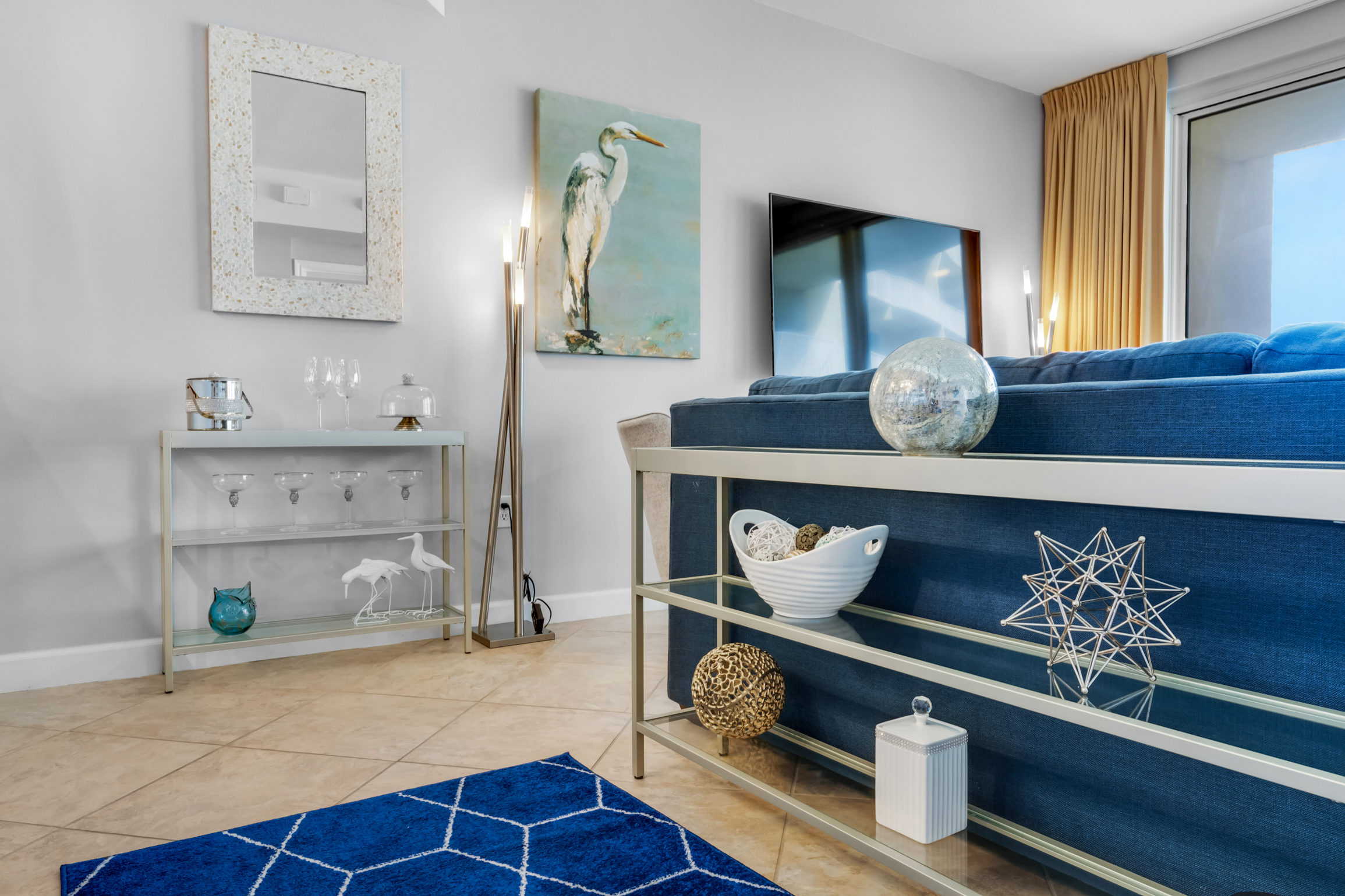 Beautiful decor throughout