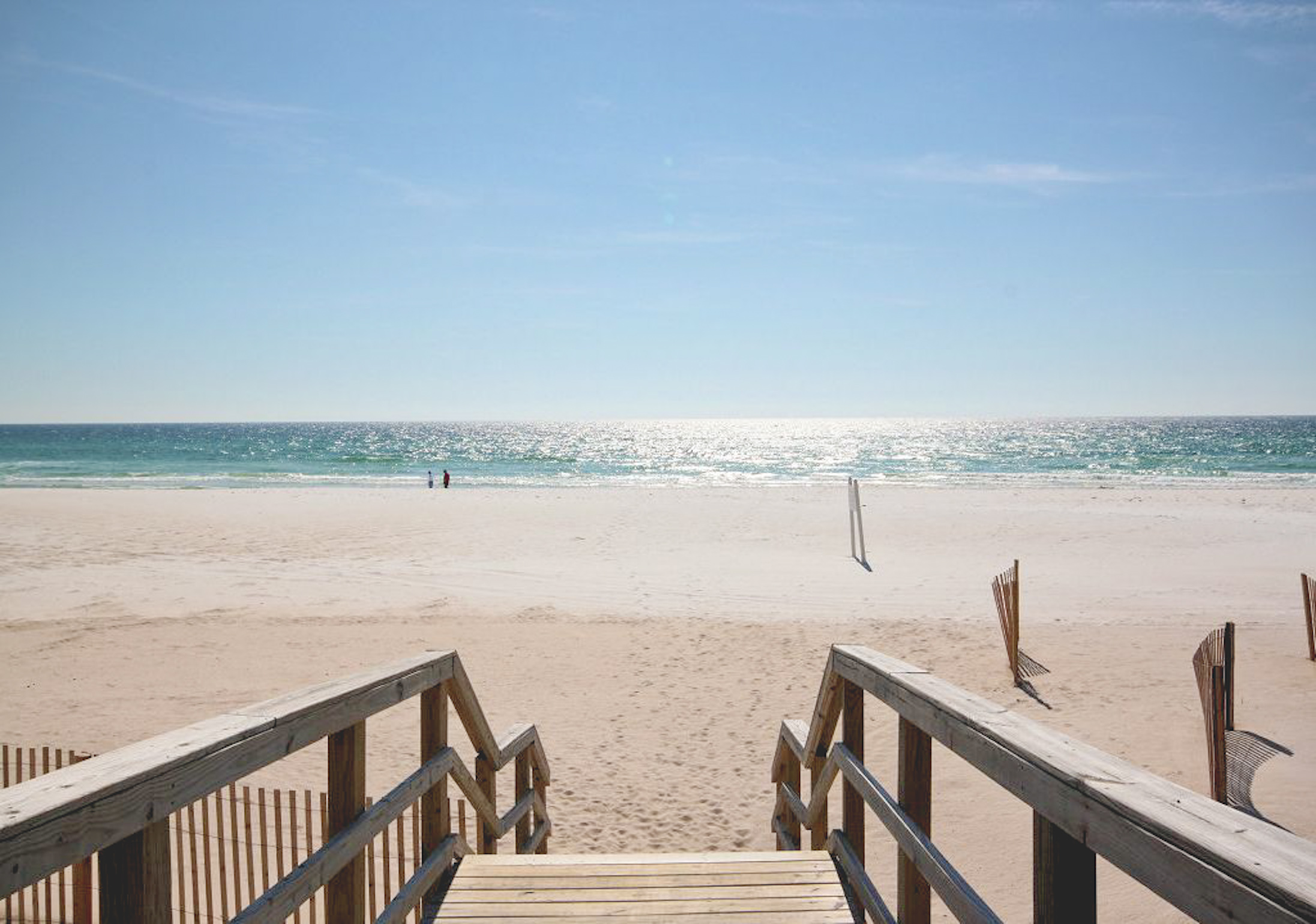You are just steps away from the beach