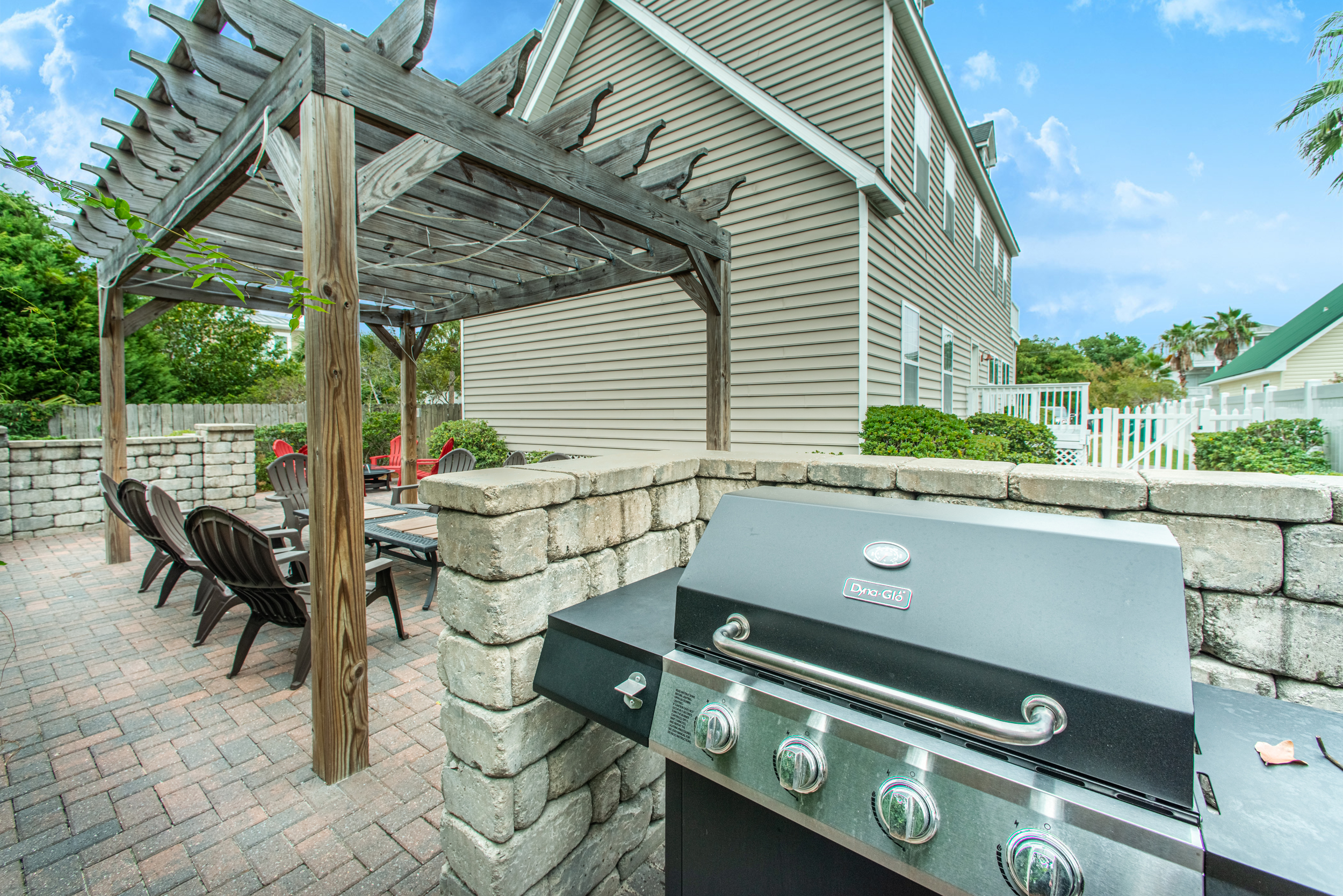 Grill Area on the Patio