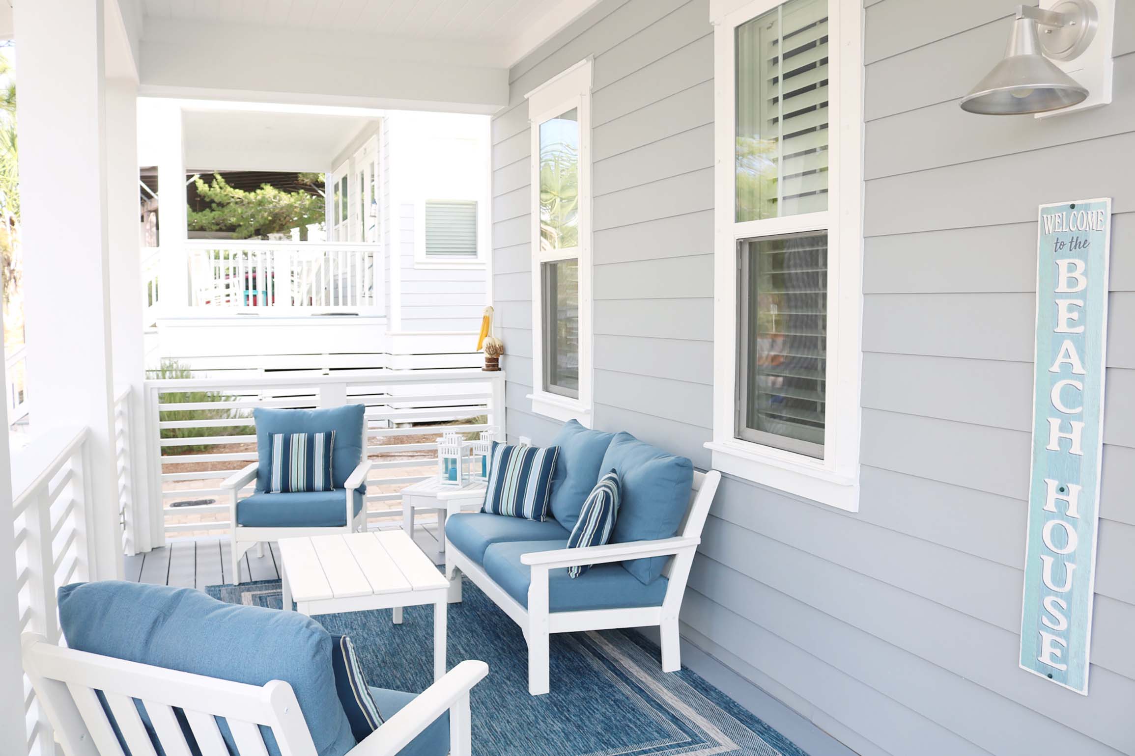 Enjoy your morning coffee on the front porch