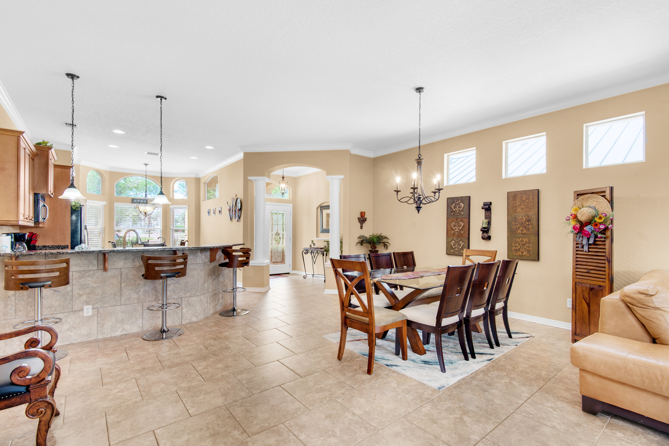 Spacious and open