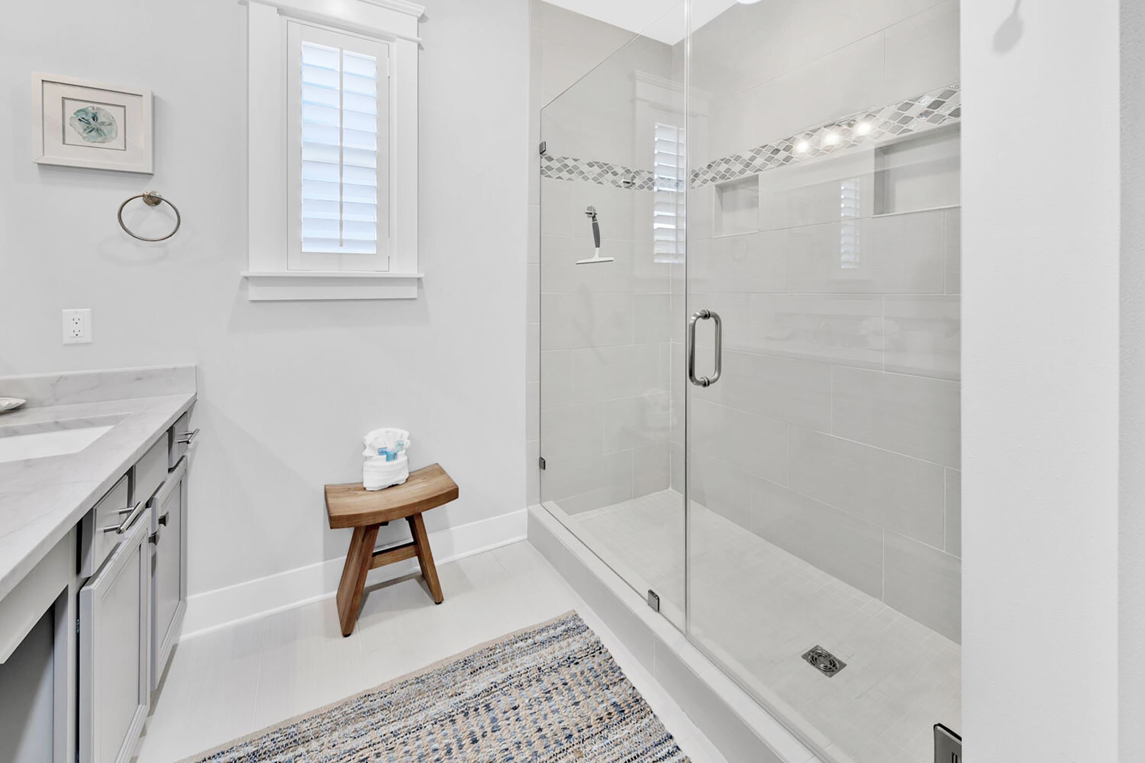 Guest bathroom shower