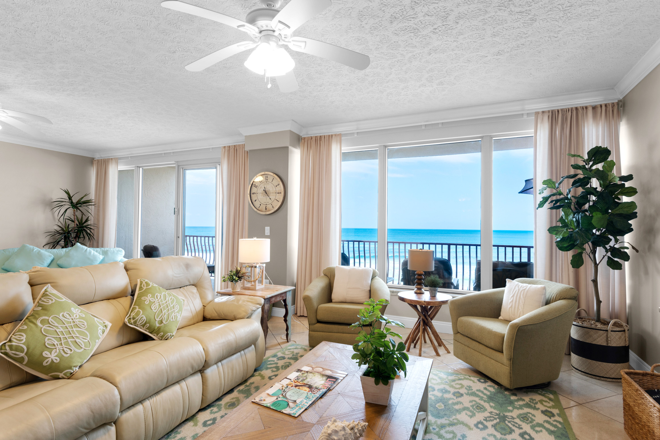 Comfy Furnishings with Large Flatscreen Tv