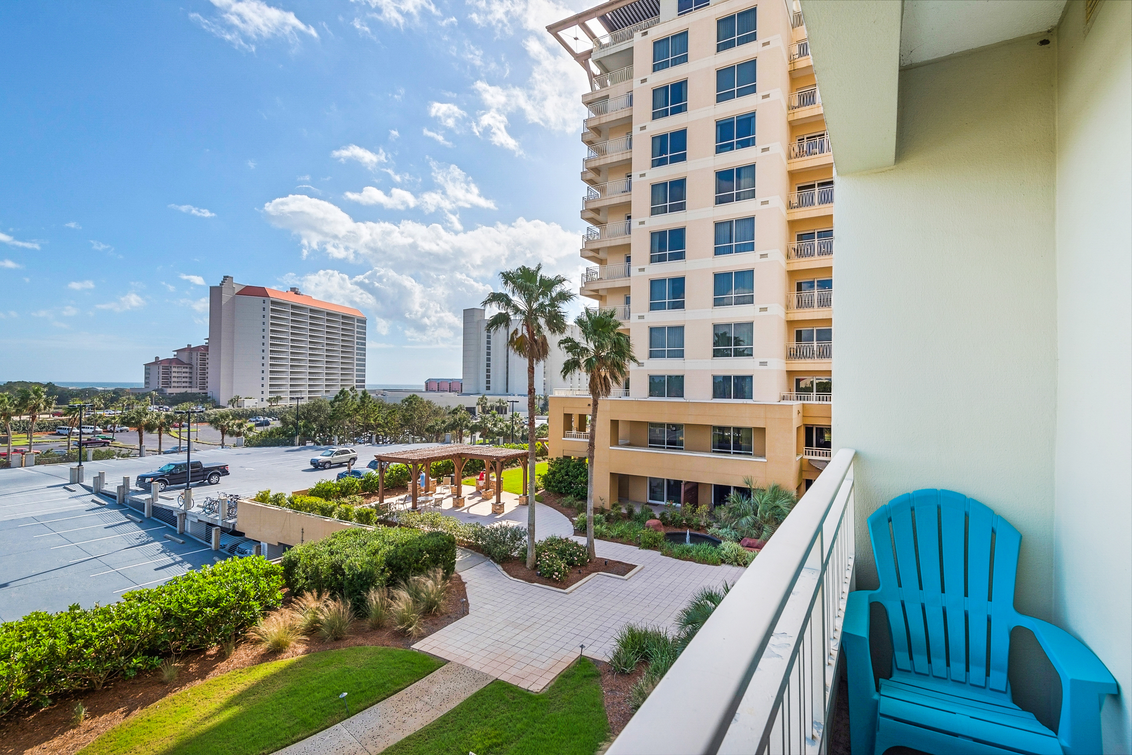 Relax and enjoy the balcony views