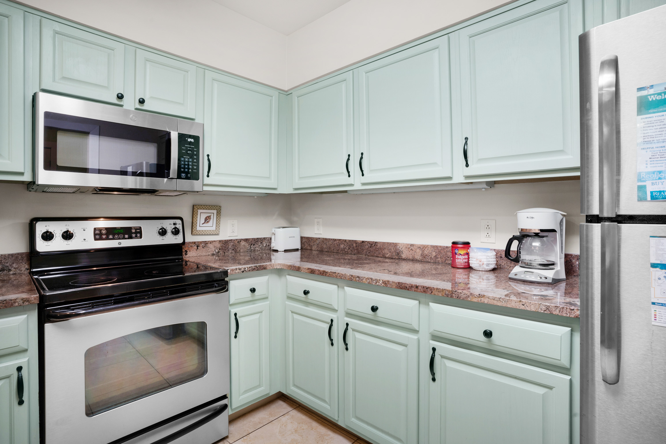 Stainless steel appliances