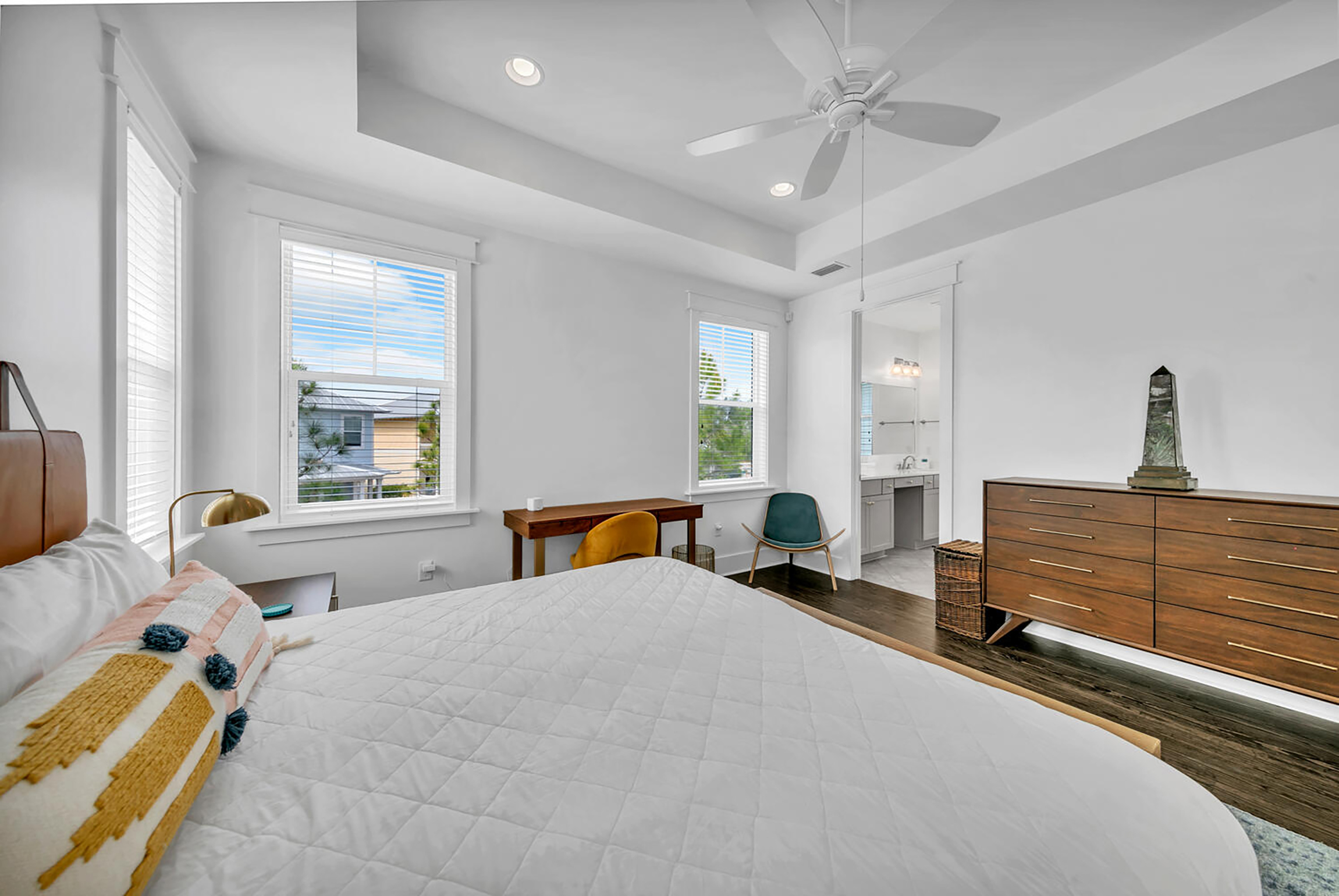 Master bedroom suite