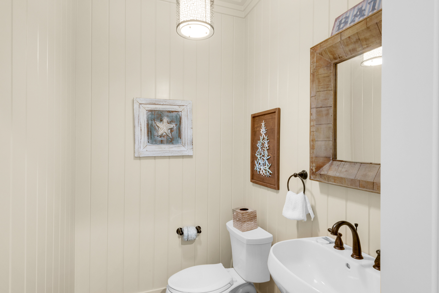 Guest half bathroom