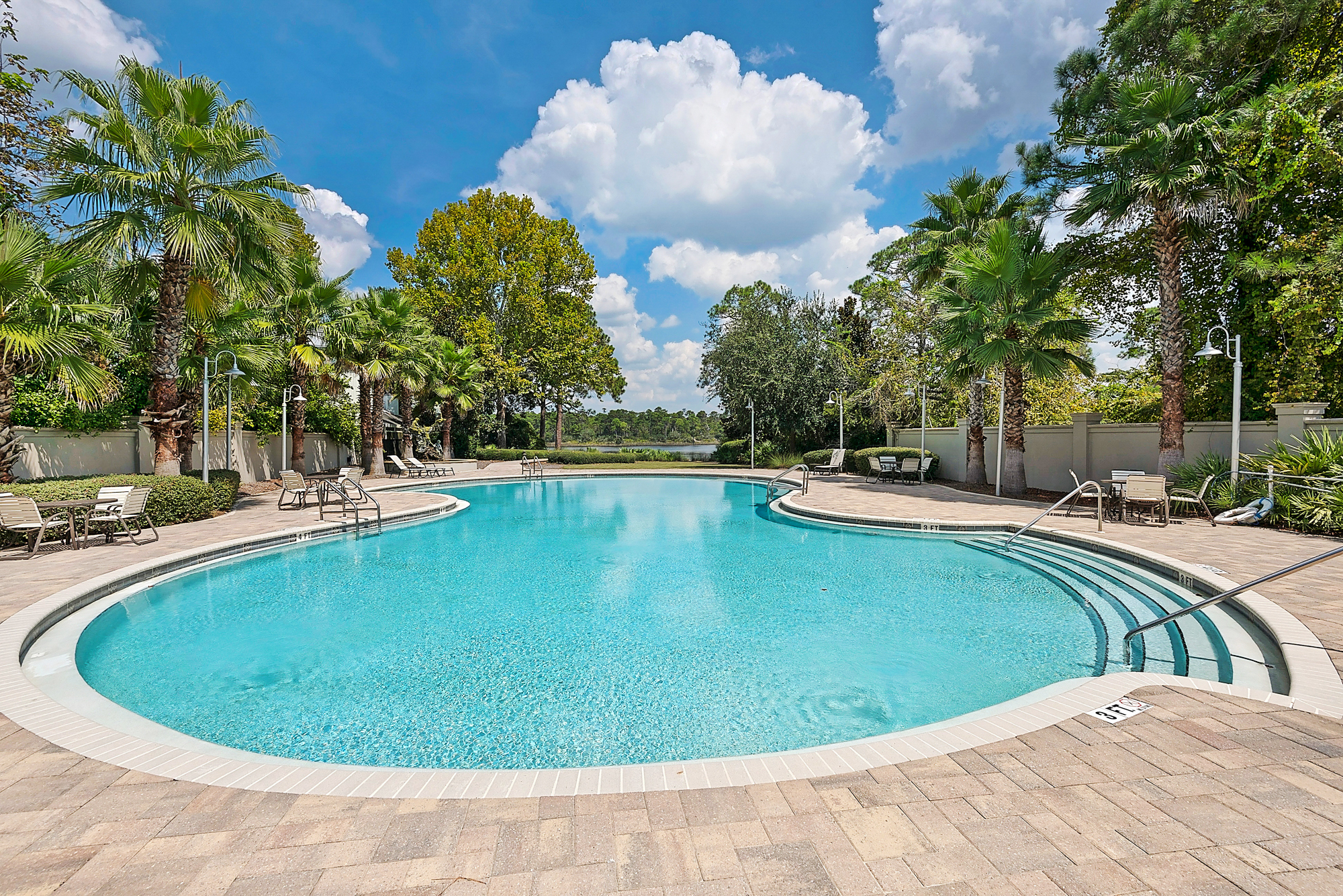 Soak up the sun by the pool