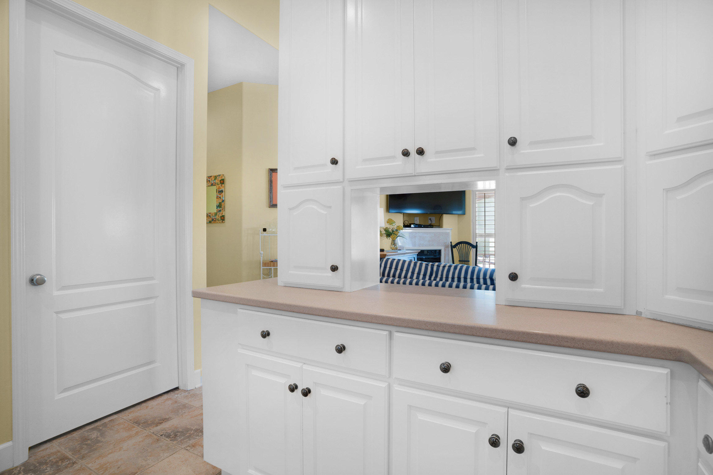 Plenty of counter space and storage