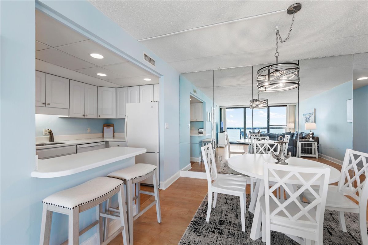 Grab a bite to eat at the Breakfast bar