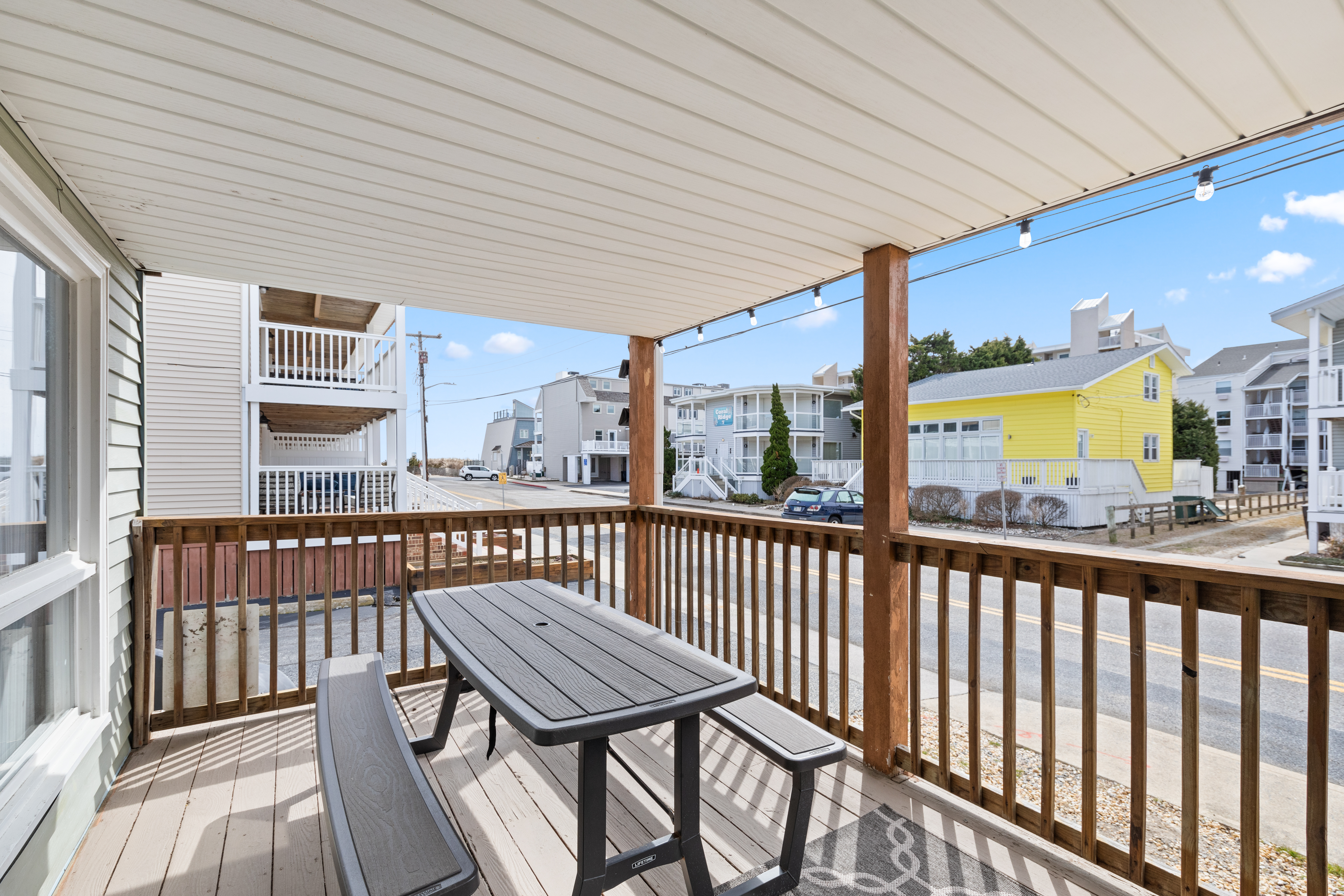 Or dine Al-Fresco on the Deck just off the Dining Area and take in that sweet salty Ocean Breeze!