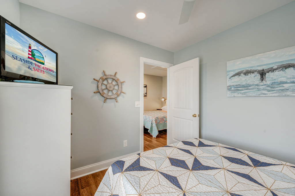 And its own Flat Screen TV