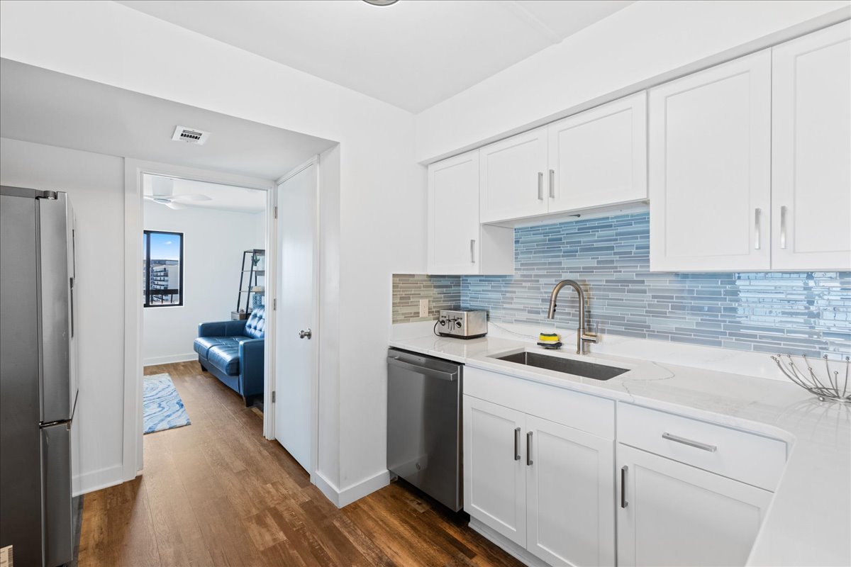 The Bright, White & Newly Updated Kitchen will be a Chef's Dream!