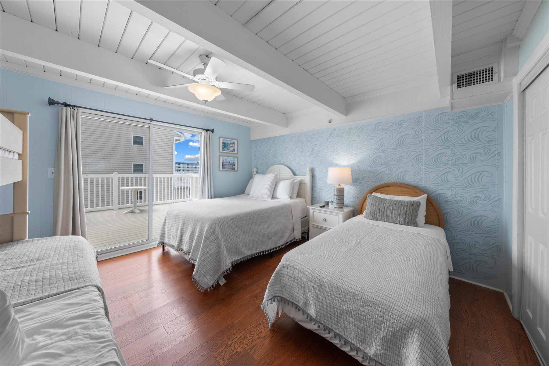 Bedroom 3 comfortably sleeps 6.