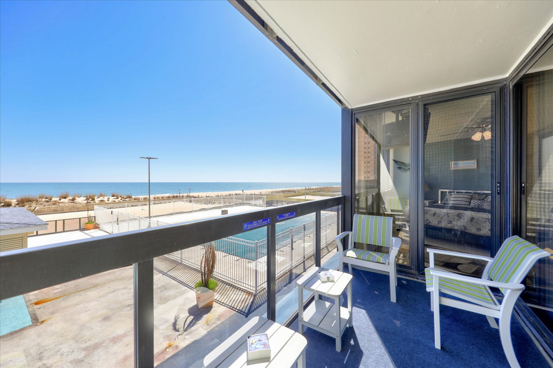 Enjoy Family Time out on the Ocean Front Balcony!