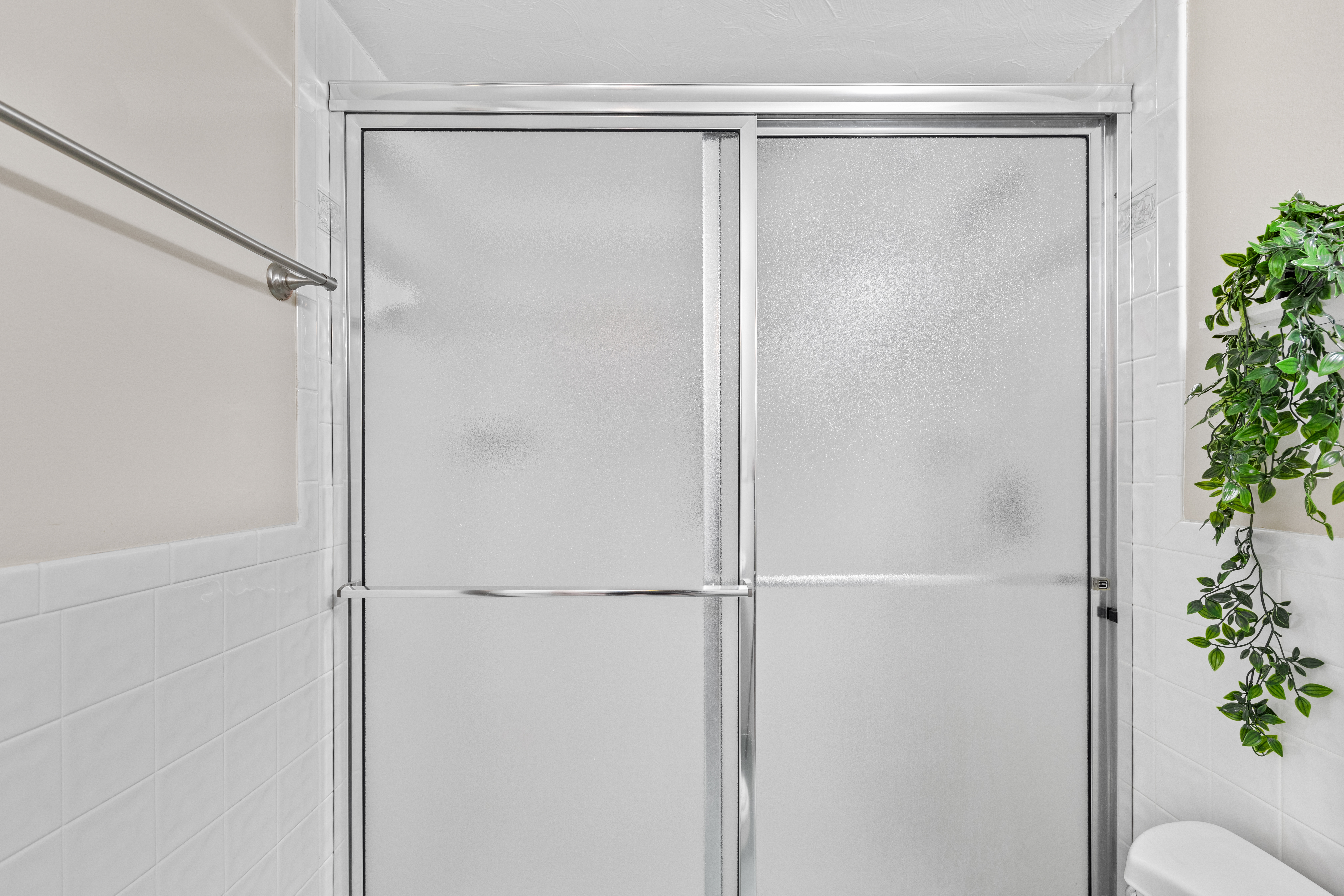 Spacious Walk-In Shower!