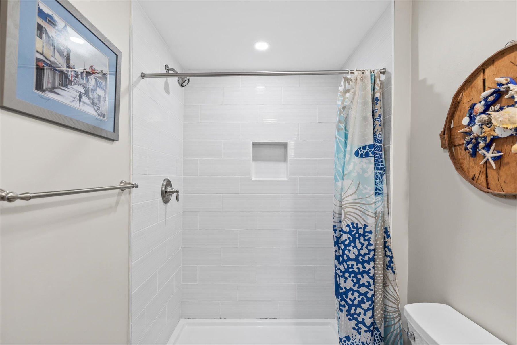 Offering a Spacious Walk-In Shower!
