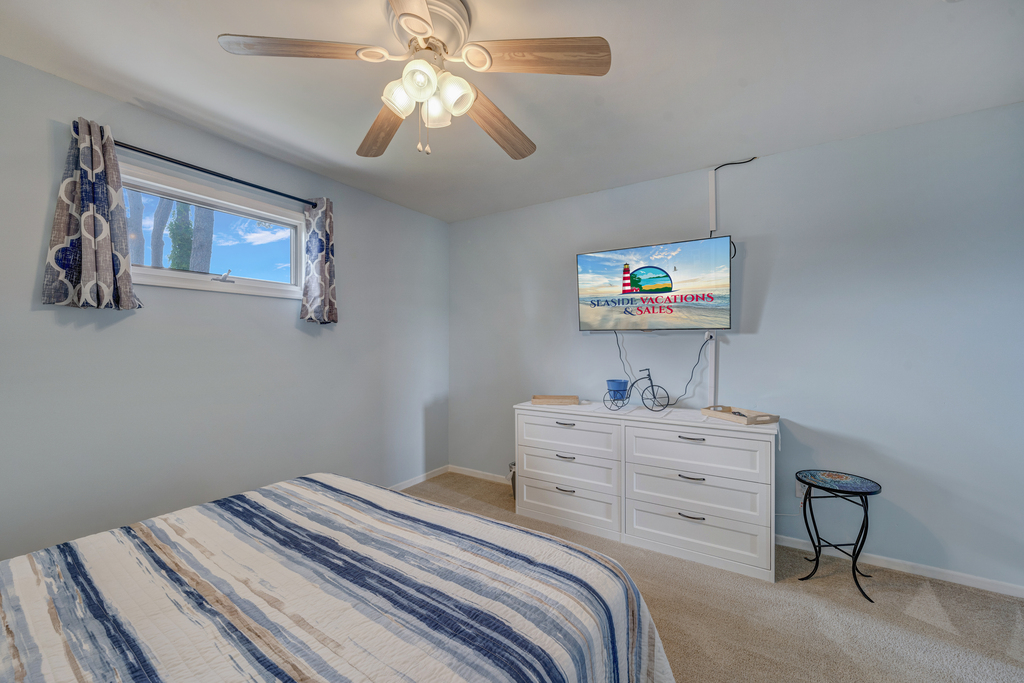 With a Flat Screen TV