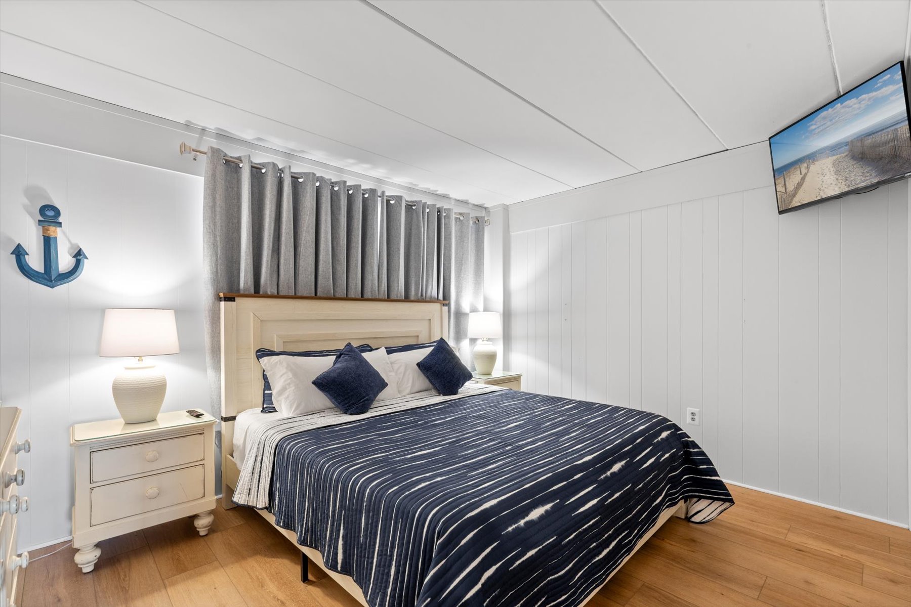 Be well rested on this brand new King sized bed!