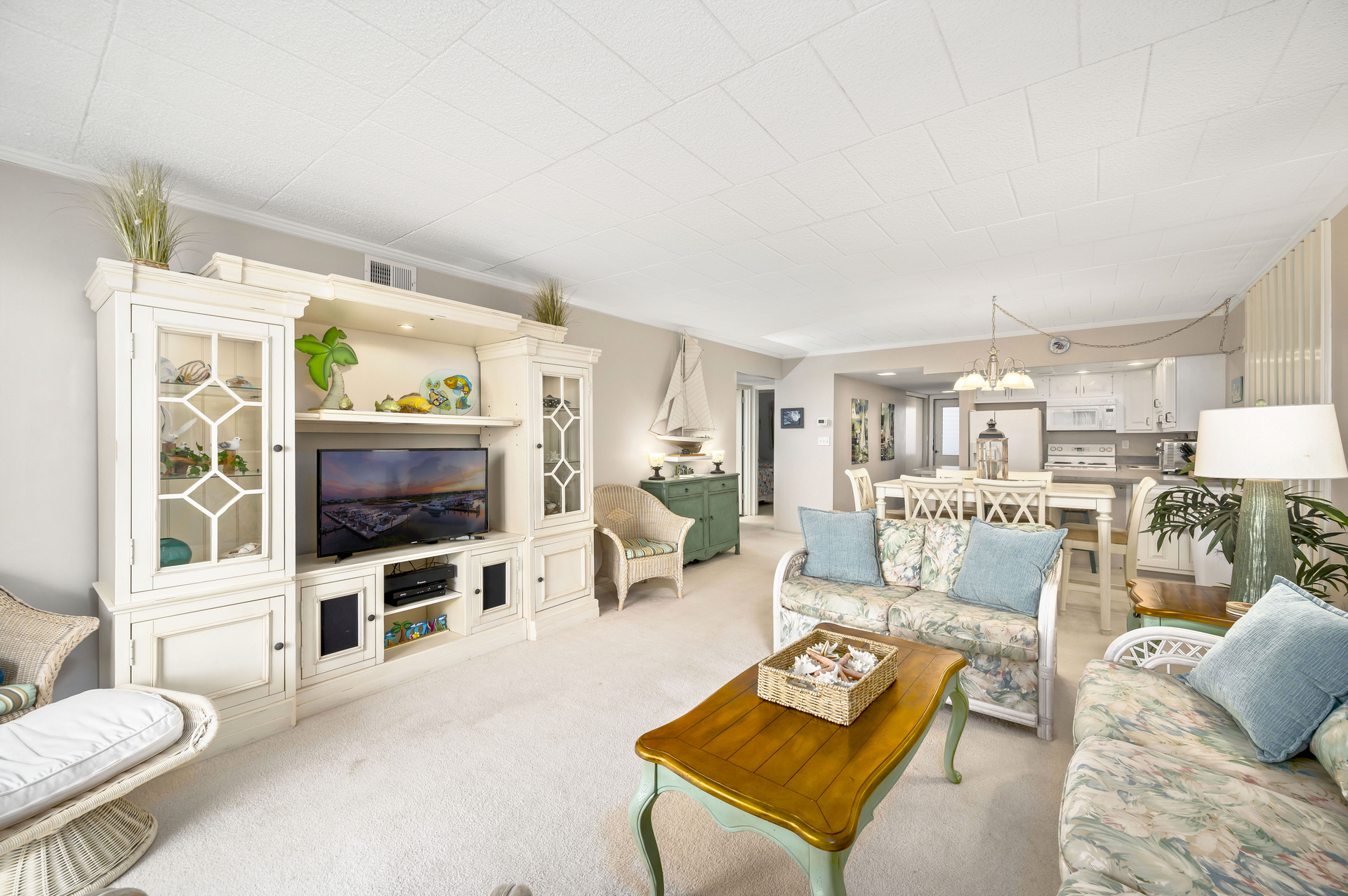 Enjoy a Family Movie & Game Night in the Spacious Living Room!