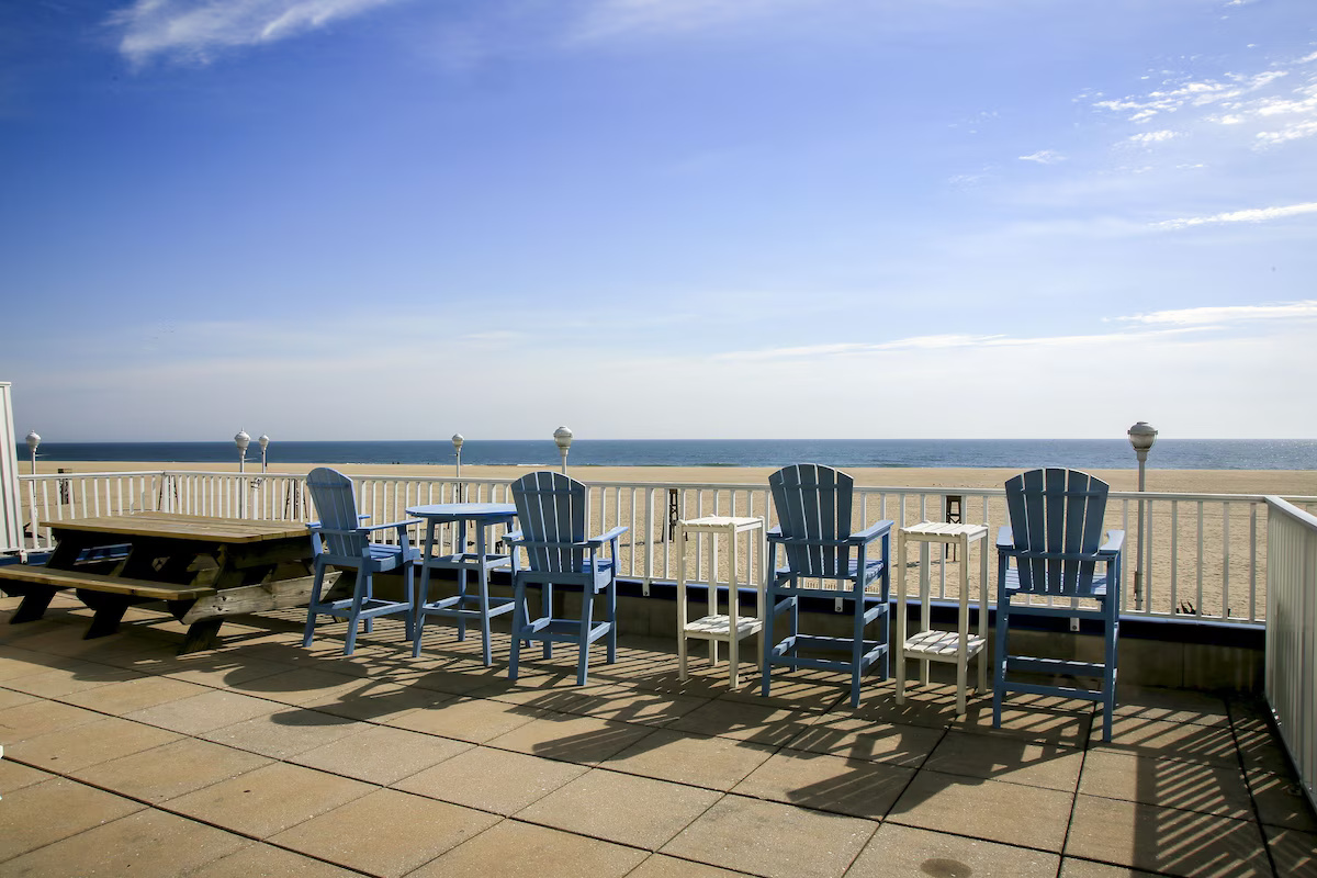 Relax and enjoy the view from the large Oceanfront Balcony