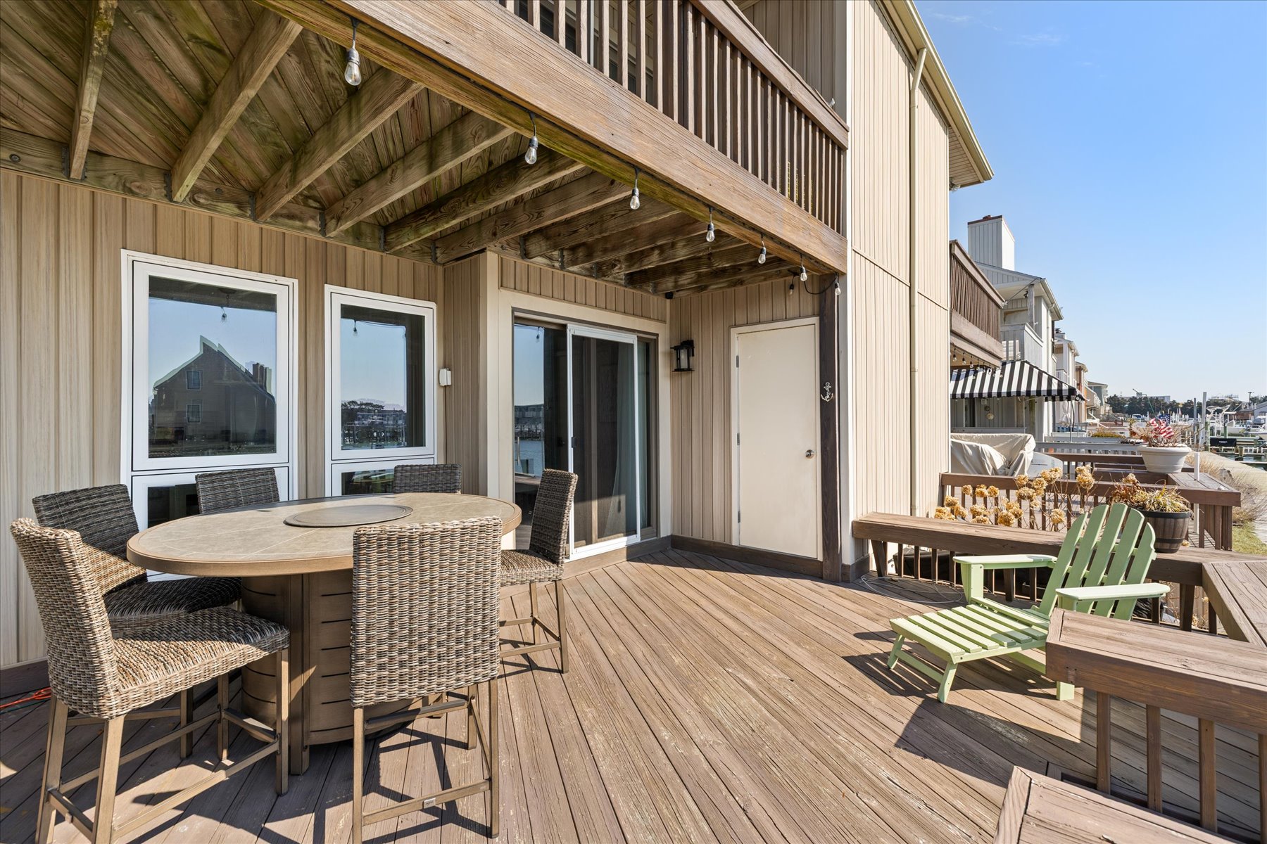 Sit out on the Large Deck and enjoy the Sweet Bay Breeze!