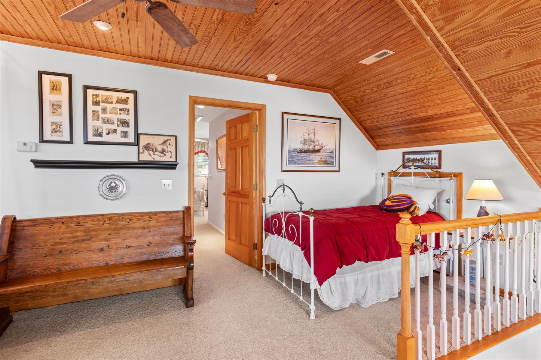 Just off the Loft Bedroom is Bedroom 4.