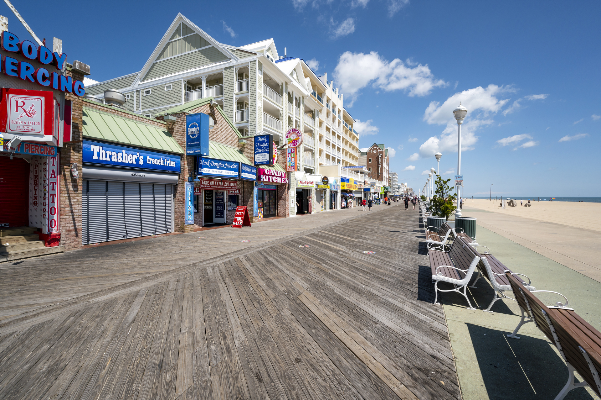 No Better Place to Vacation than right on the Historic Ocean City Boardwalk!