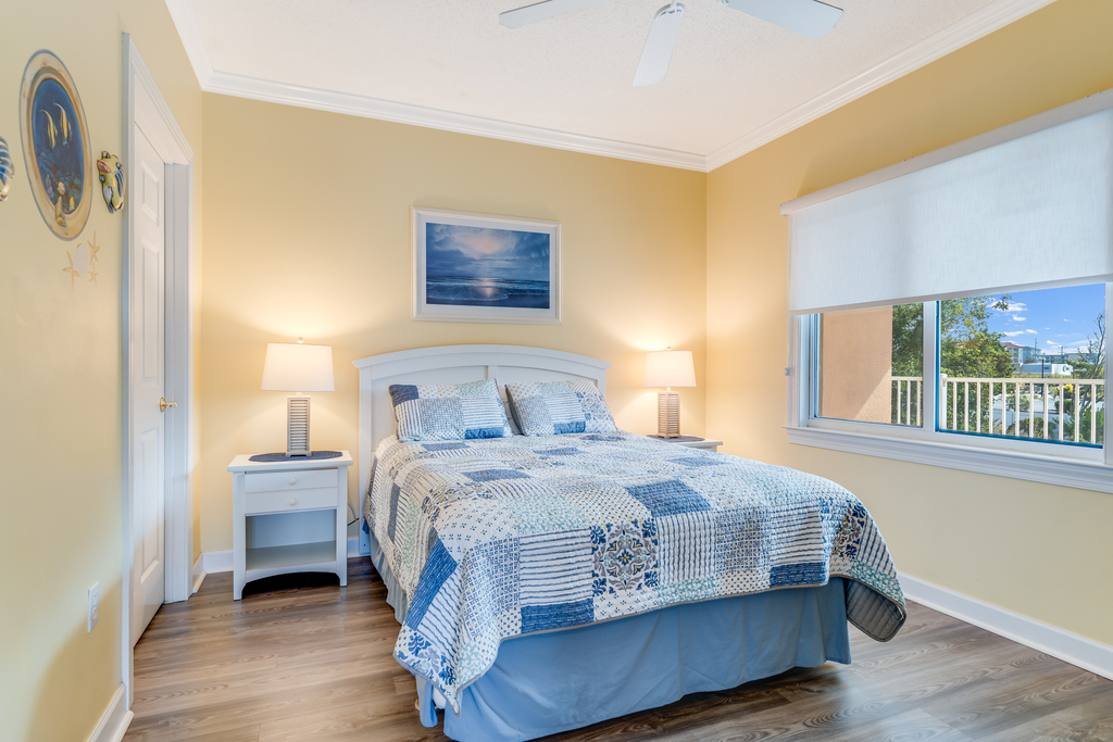 Bedroom 2 offers a heavenly Queen Bed.