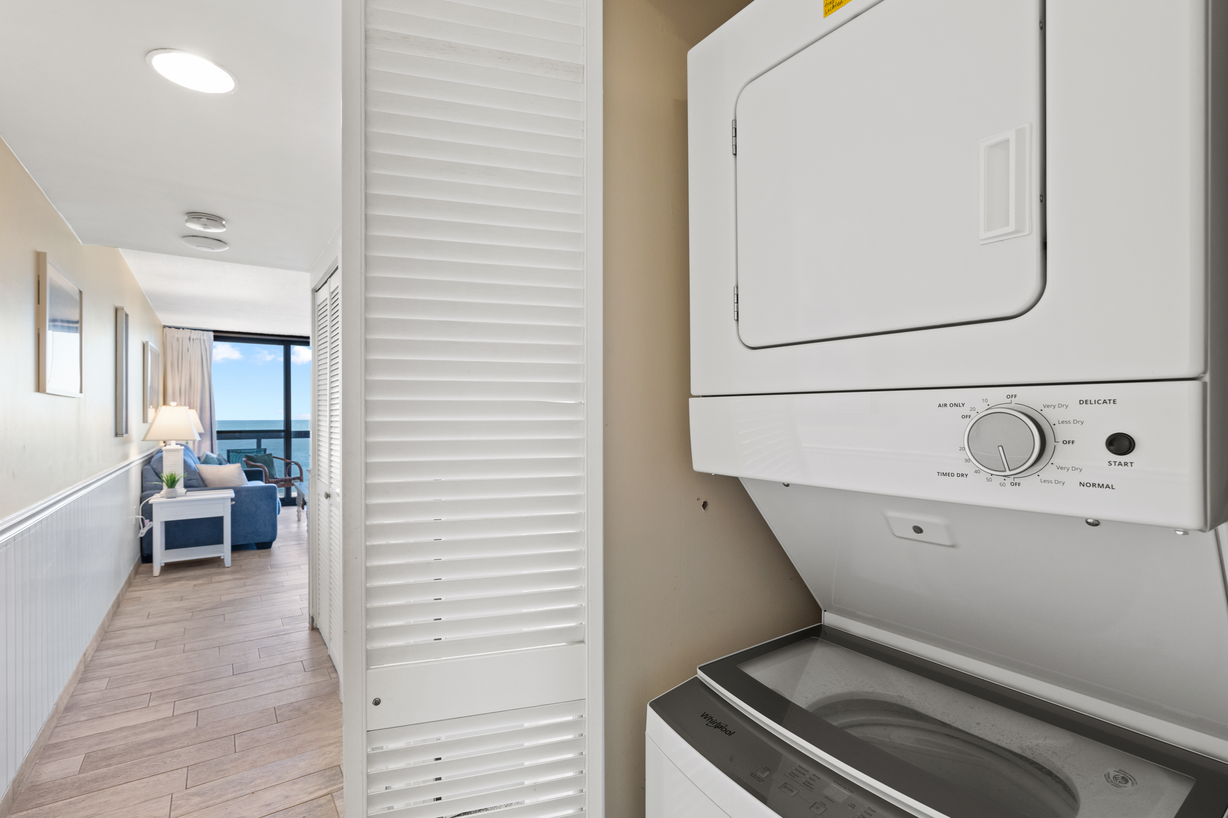 There's even a Washer/Dryer for your convenience!