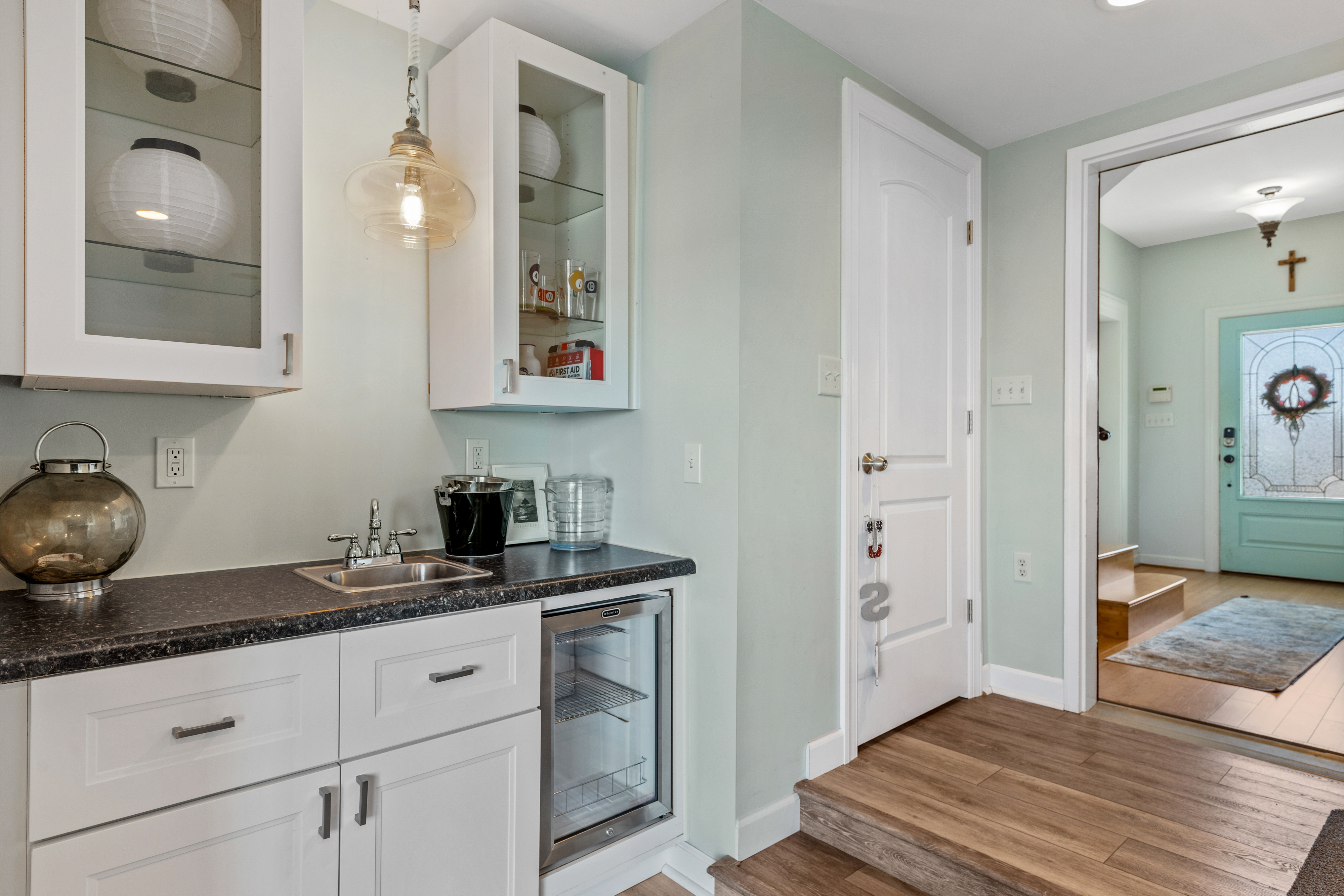 The 1st level also features a Wet Bar Area!