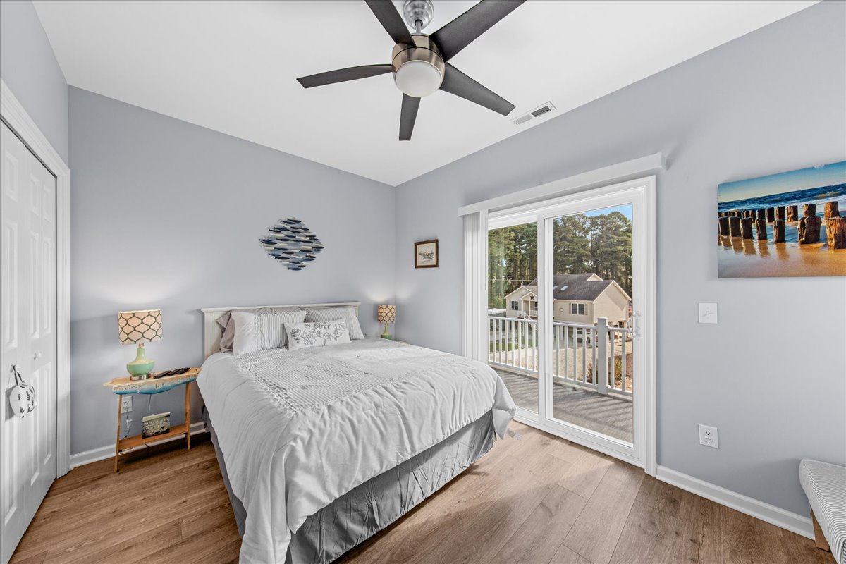 Bedroom 2 has a comfy Queen Bed and is Waterfront!