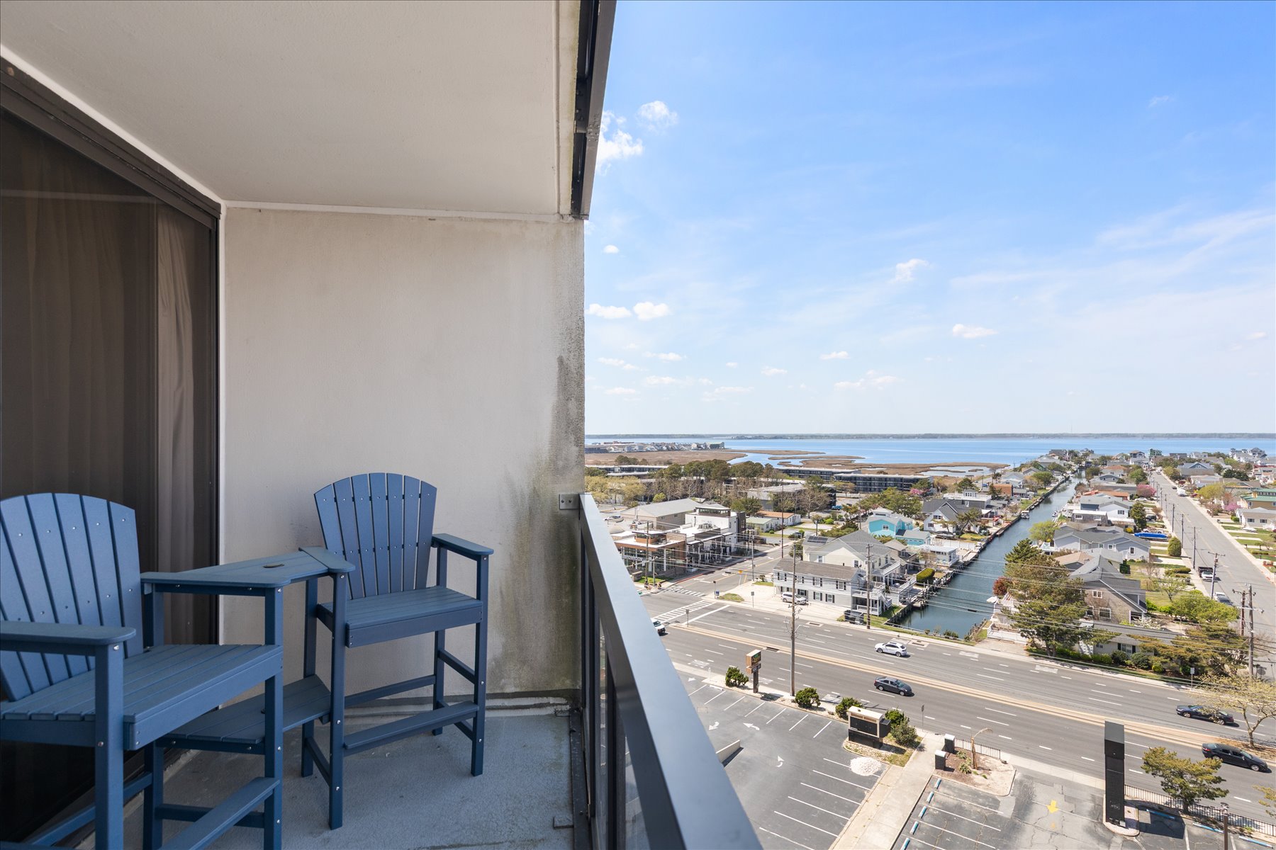 Relax on the private balcony.