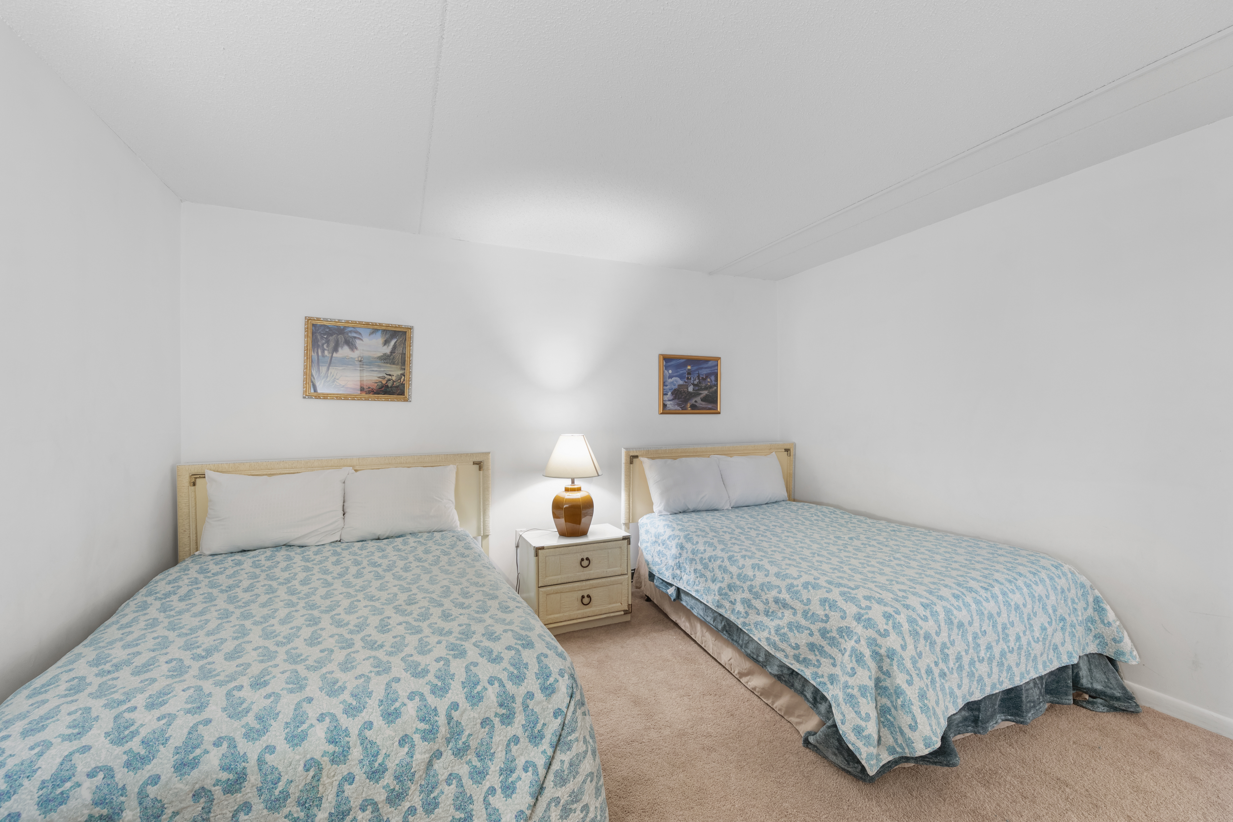 Bedroom 2 with 2 Full Beds will comfortably sleep 4