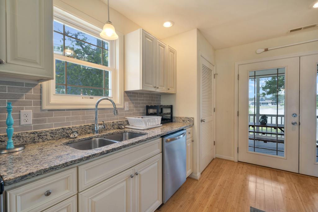 Wander out to the Waterfront Screened Porch to take in that salty, sweet sea breeze.