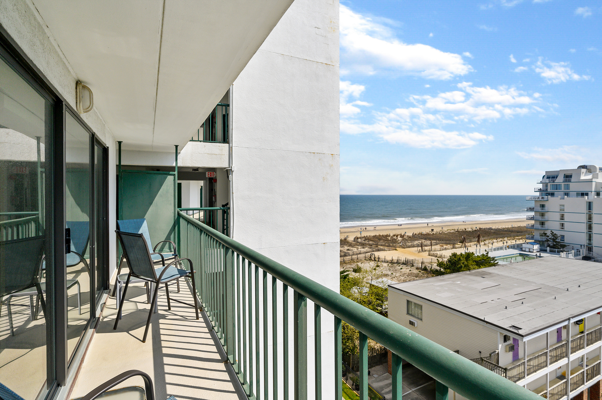 Take in the sweet, salty Ocean City air while enjoying your morning coffee