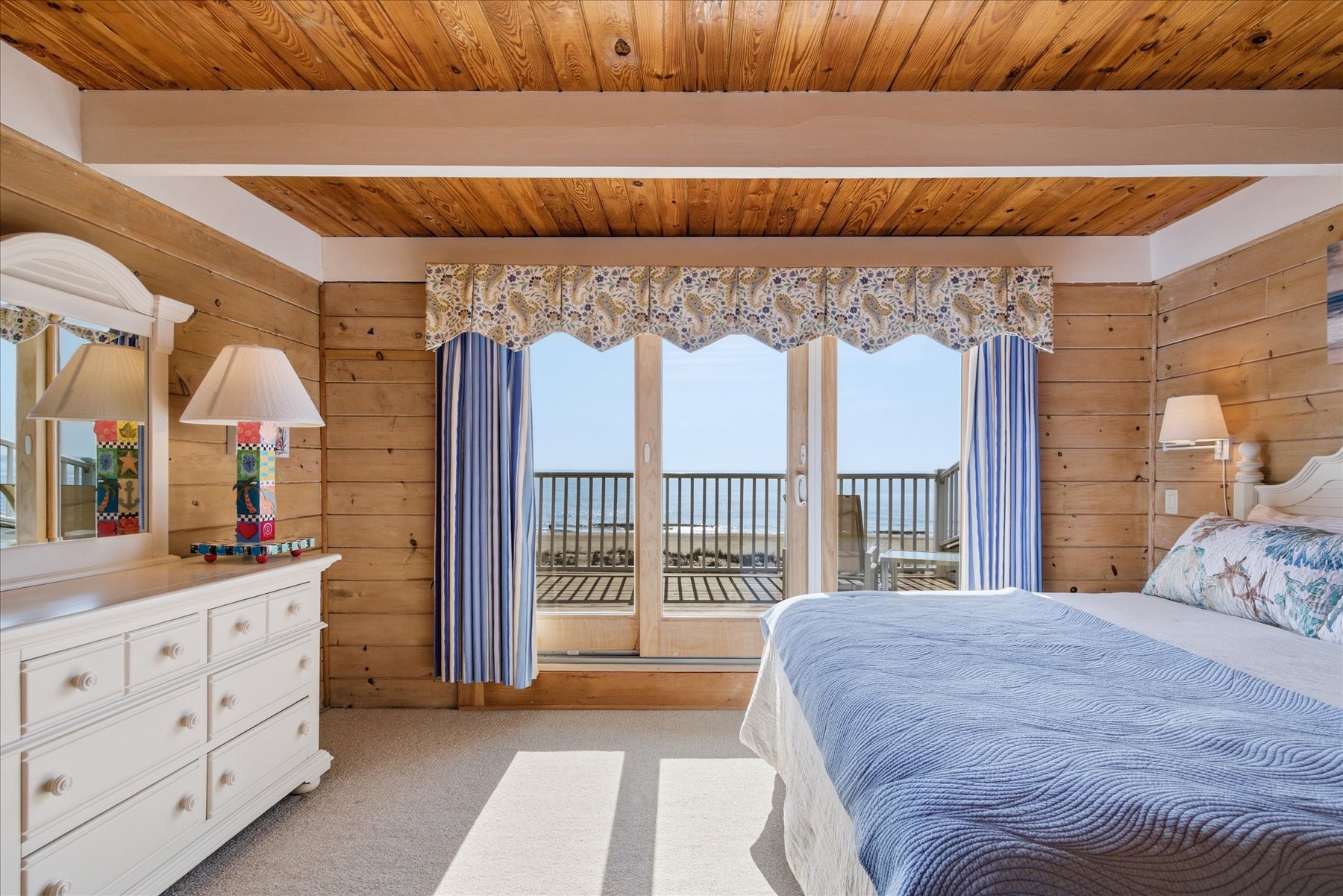 Enjoy the Sunrises from the King Bed.
