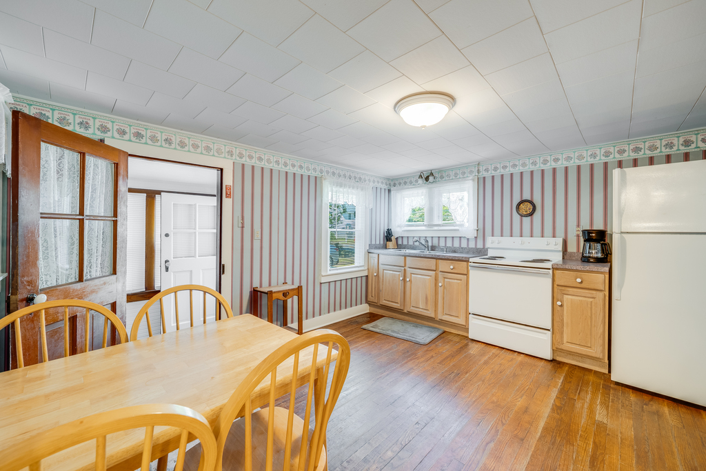 Spacious Eat-in Kitchen is perfect for family meals.