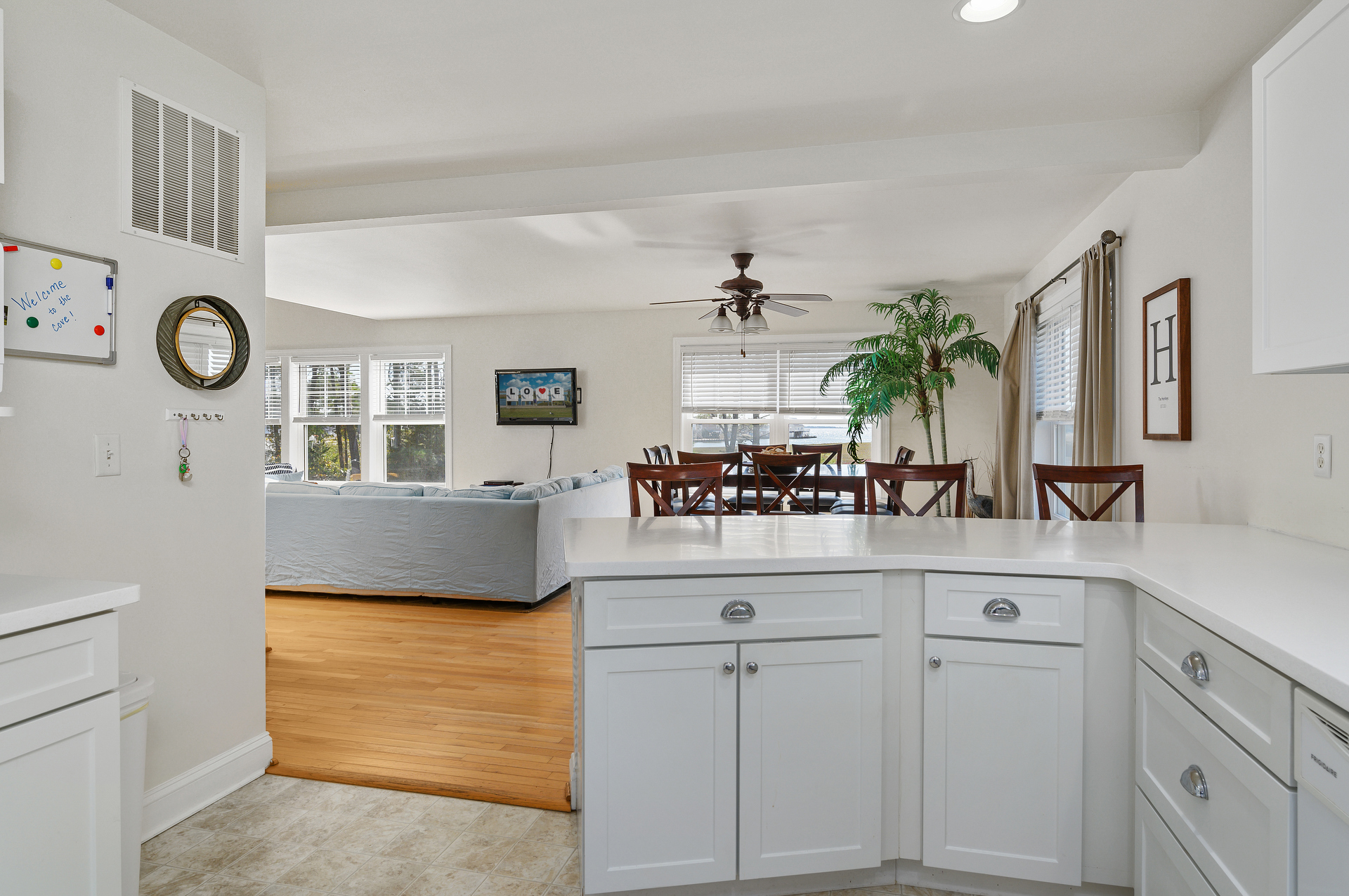 Open layout is perfect for how we live today.