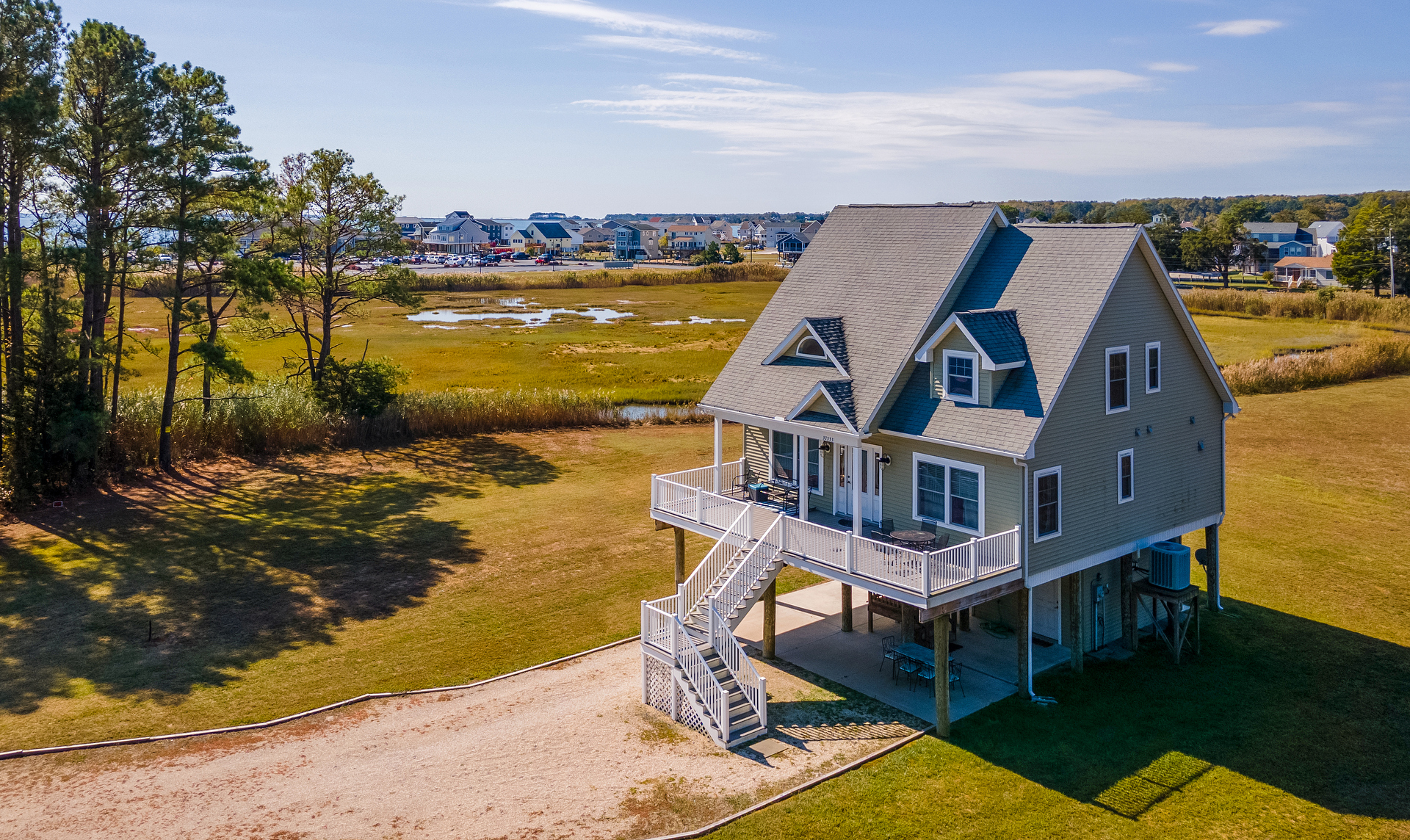 Relax on the Deck and take in that salty, sweet bay breeze.