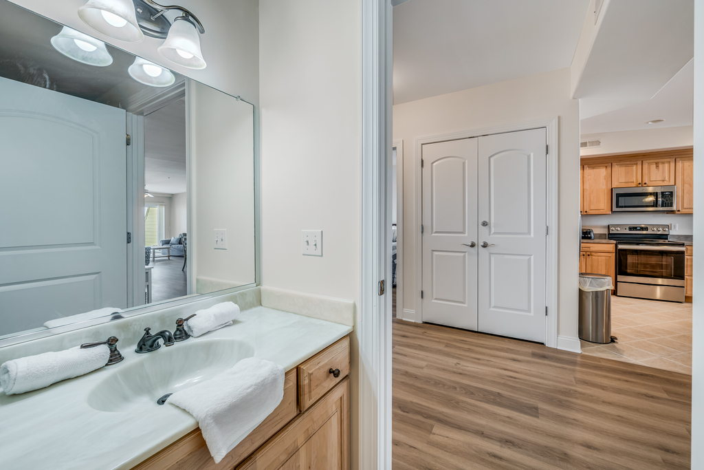 Full Bath 1 is convenient to Living Area and Bedrooms 1 and 2.